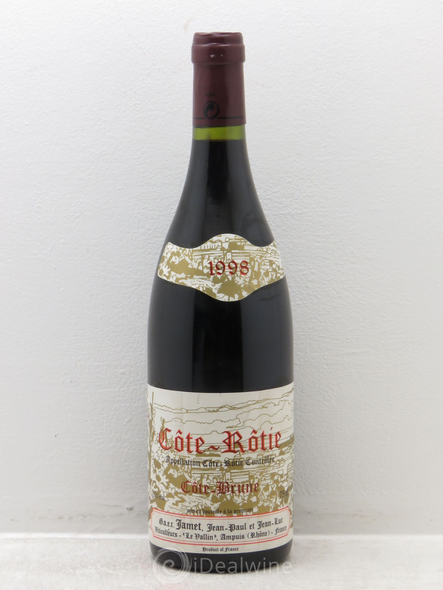 Côte-Rôtie Côte Brune Jamet (Domaine) 1998 - Lot de 1 bouteille - 0