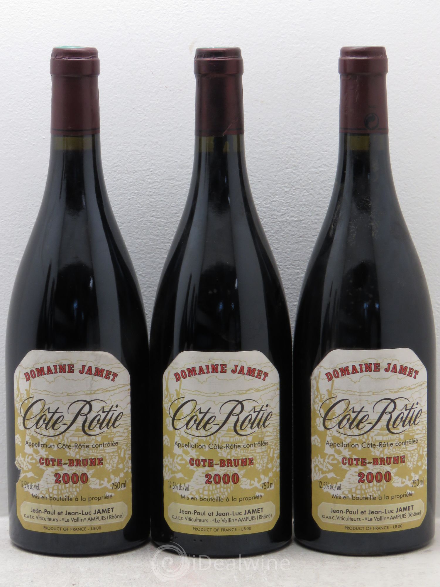 Côte-Rôtie Côte Brune Jamet (Domaine) 2000 - Lot de 6 bouteilles - 1