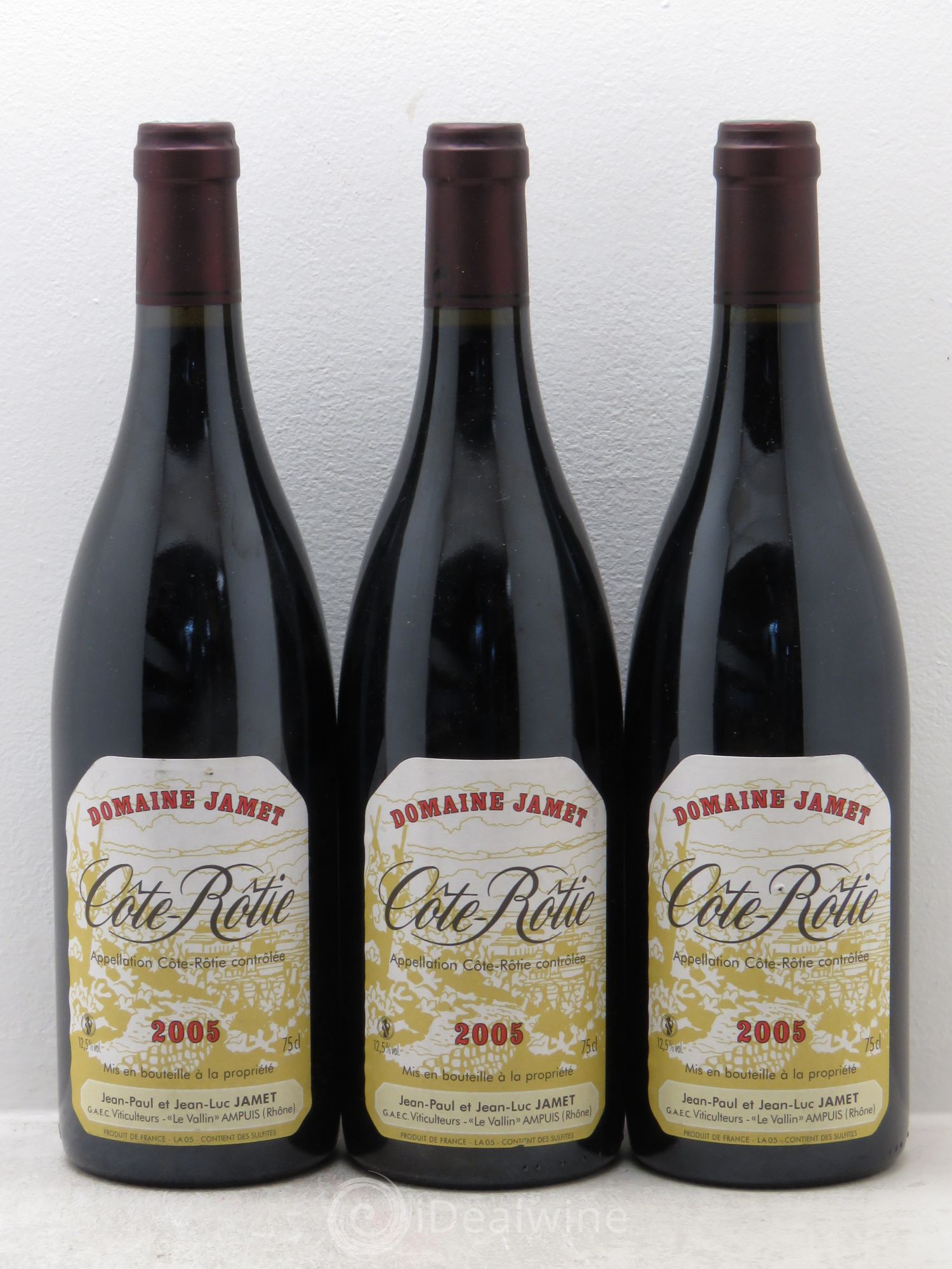 Côte-Rôtie Jamet (Domaine) 2005 - Lot de 3 bouteilles - 0