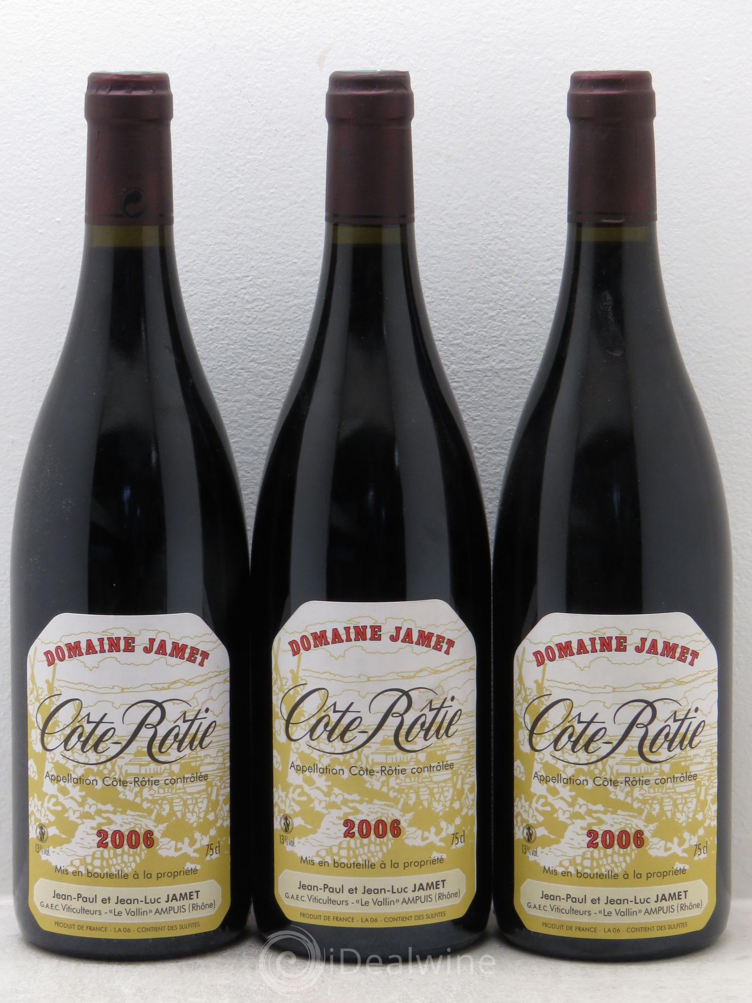 Côte-Rôtie Jamet (Domaine) 2006 - Lot de 3 bouteilles - 0