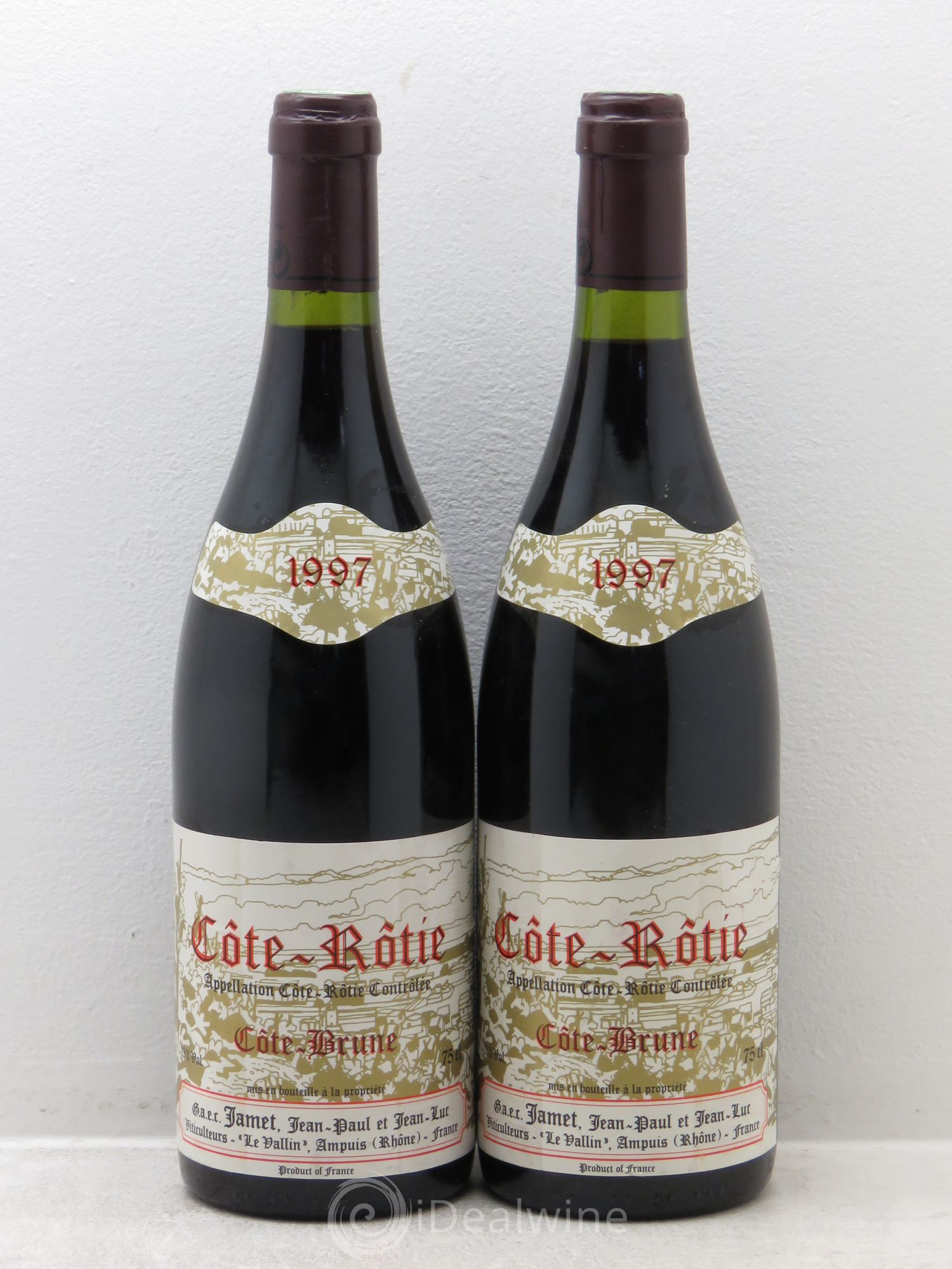 Côte-Rôtie Côte Brune Jamet (Domaine) 1997 - Lot de 2 bouteilles - 0