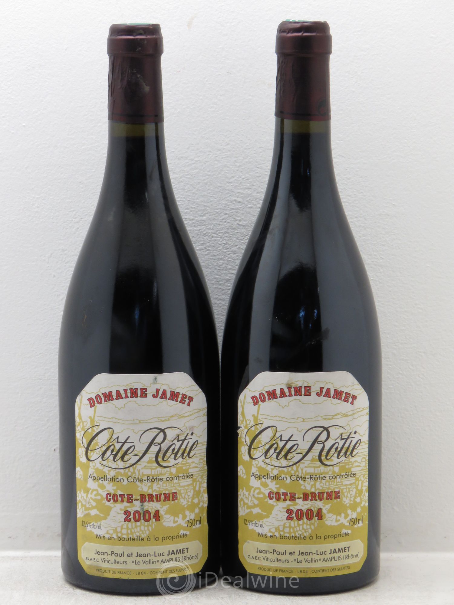Côte-Rôtie Côte Brune Jamet (Domaine) 2004 - Lot de 2 bouteilles - 0