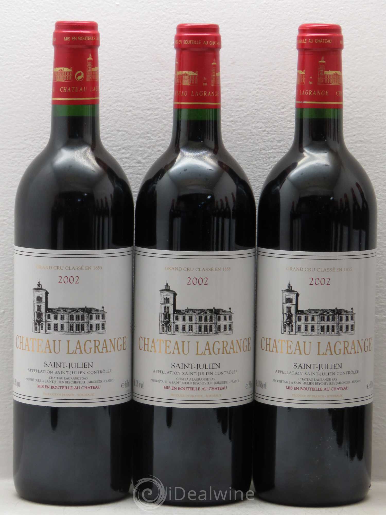 Château Lagrange 3ème Grand Cru Classé 2002 - Lot de 12 bouteilles - 1