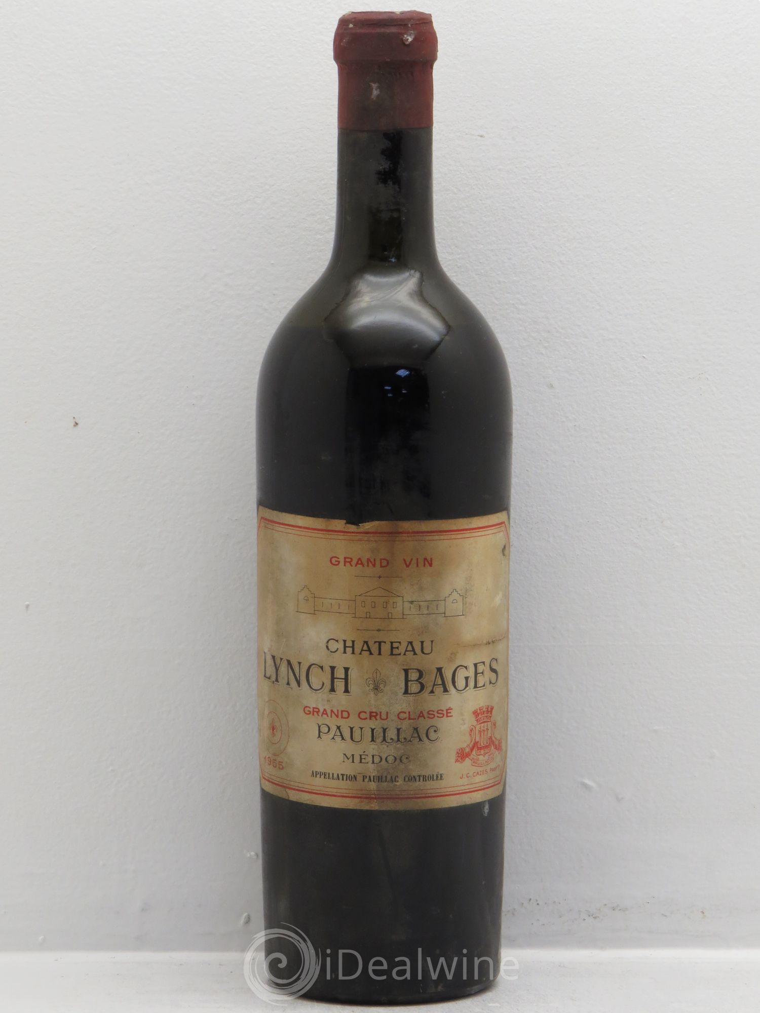 Château Lynch Bages 5ème Grand Cru Classé 1955 - Lot de 1 bouteille - 0