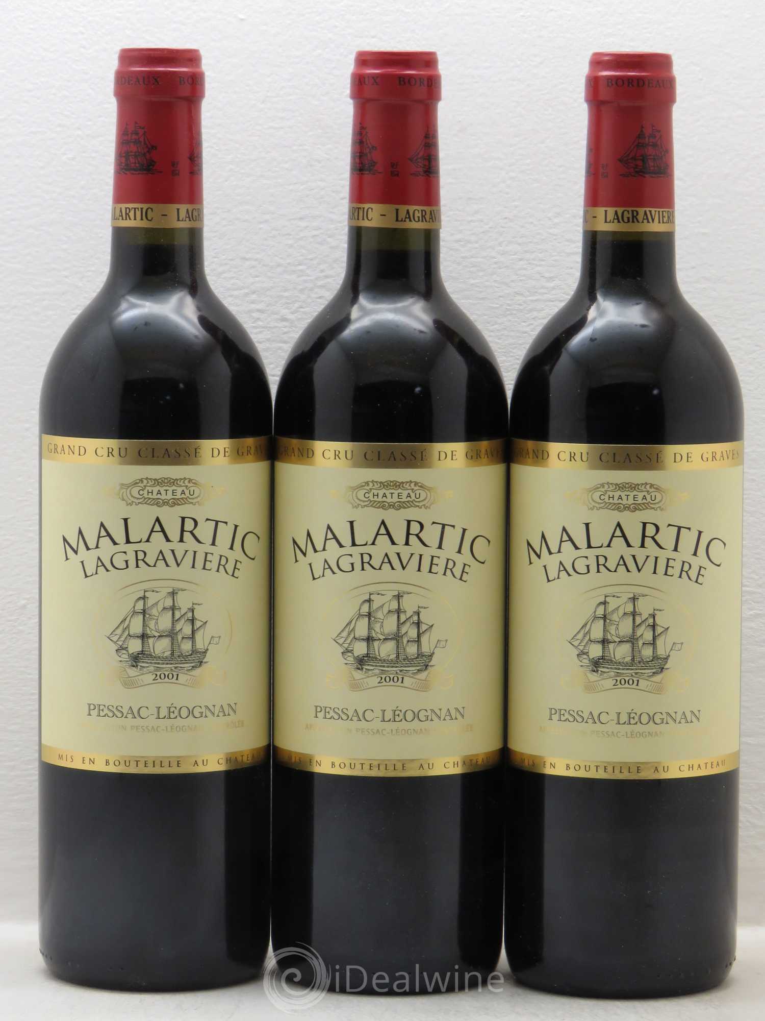 Château Malartic-Lagravière Cru Classé de Graves 2001 - Lot de 12 bouteilles - 4