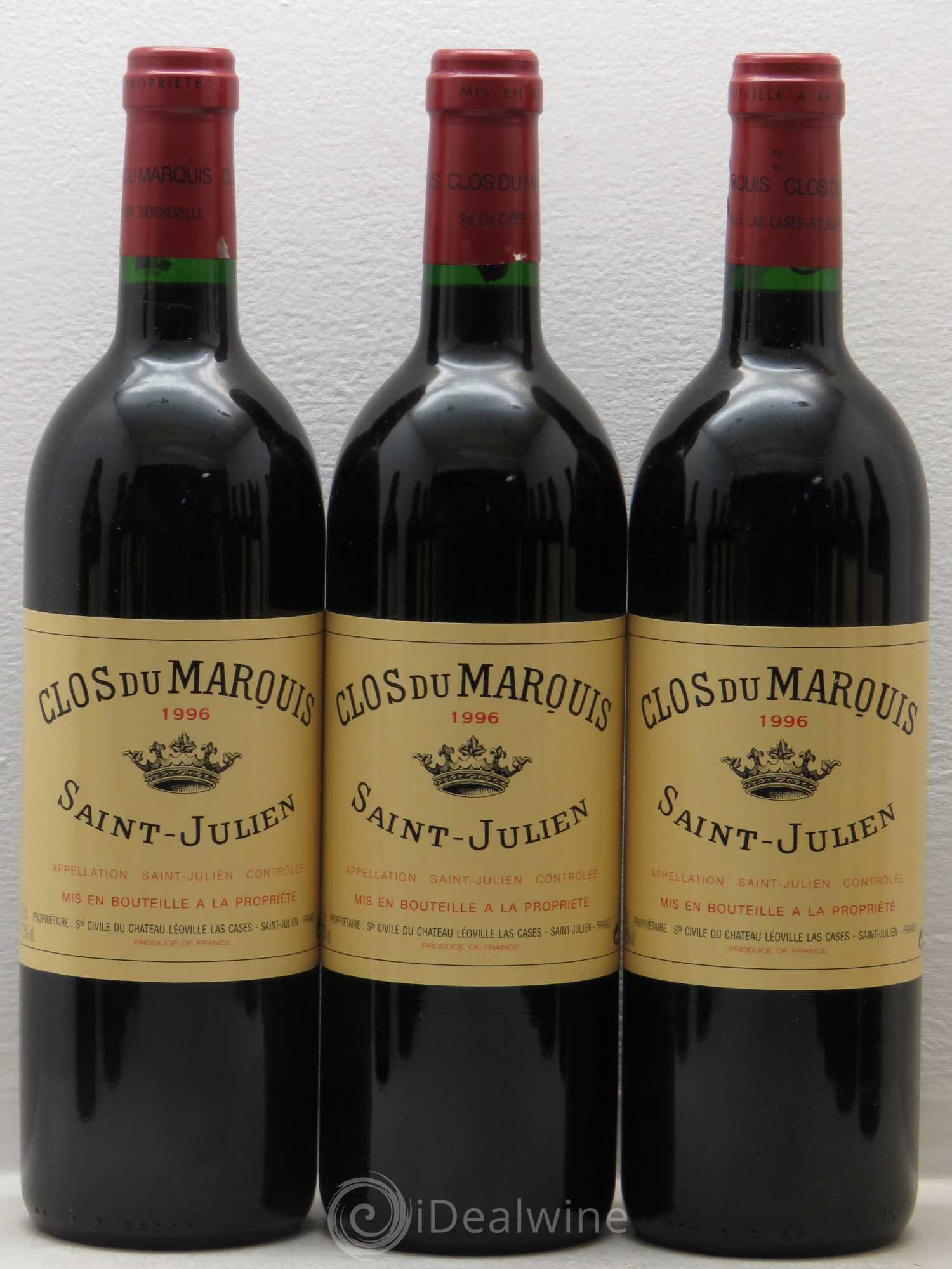 Clos du Marquis 1996 - Lot de 12 bouteilles - 1