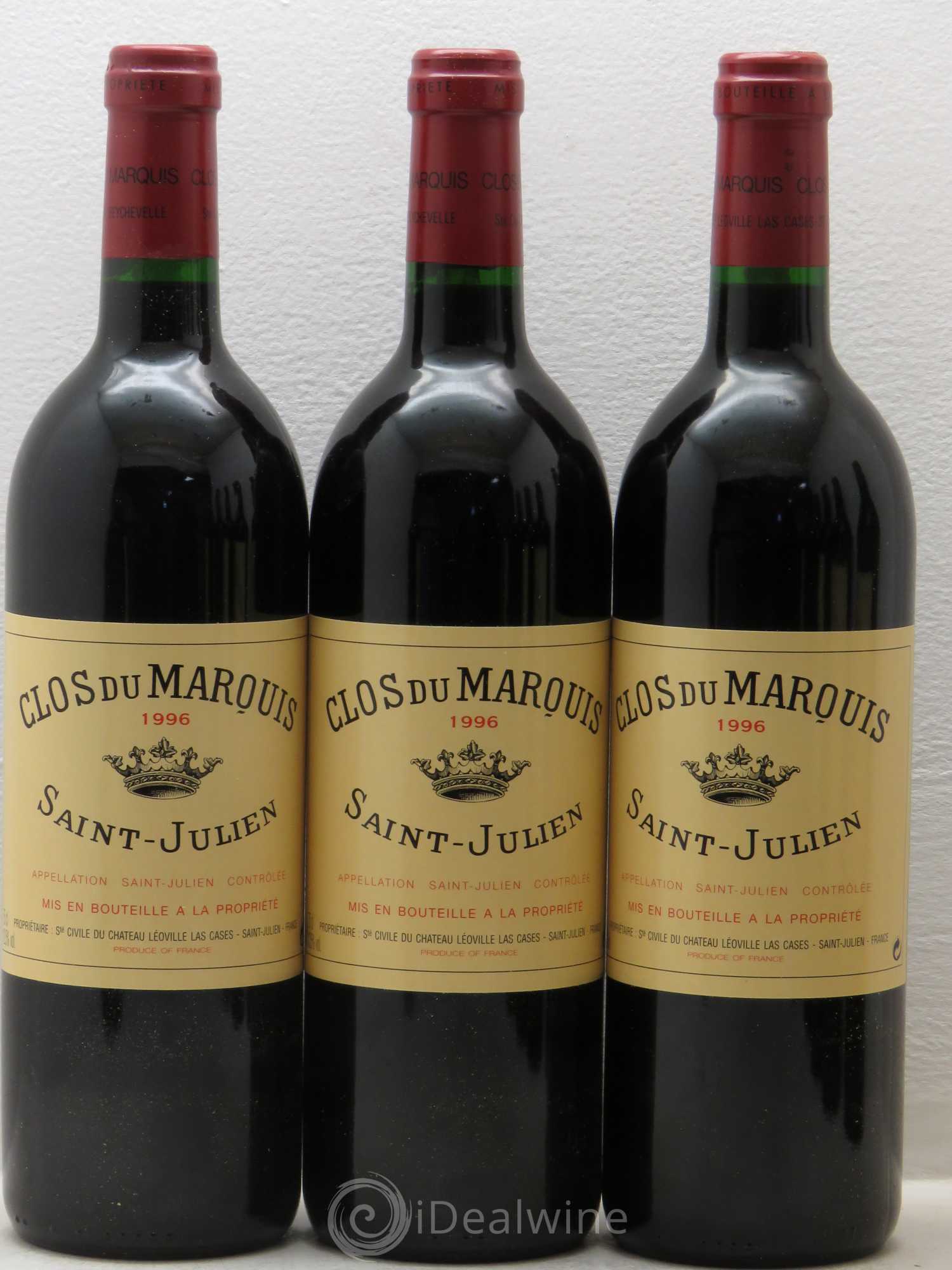 Clos du Marquis 1996 - Lot de 12 bouteilles - 2