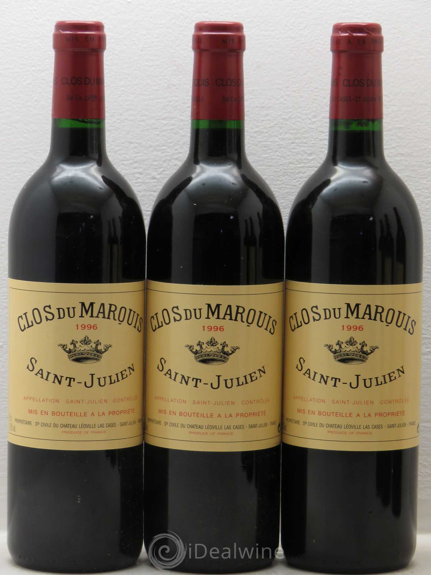 Clos du Marquis 1996 - Lot de 12 bouteilles - 3