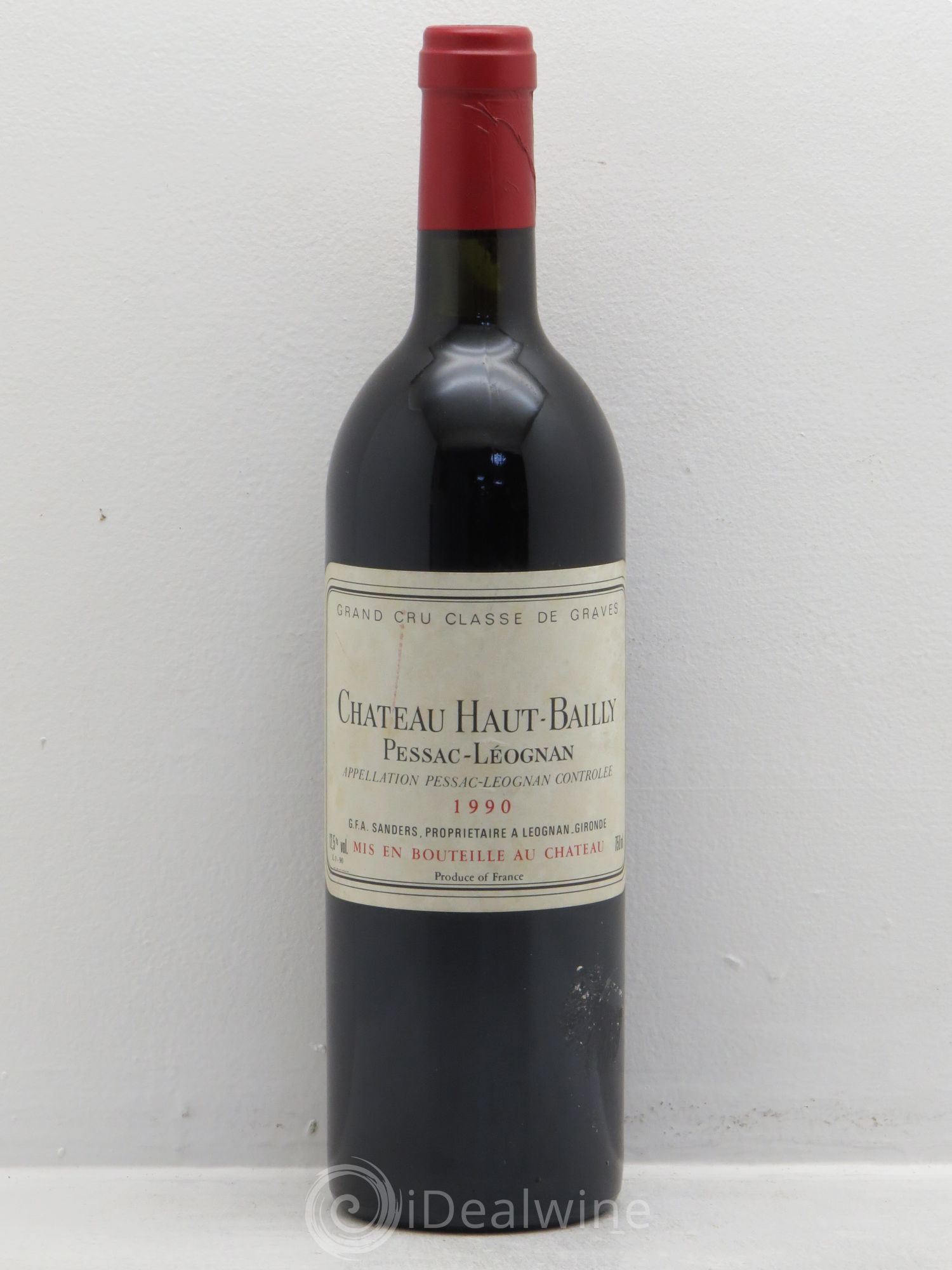 Château Haut-Bailly Cru Classé de Graves 1990 - Lot de 1 bouteille - 0