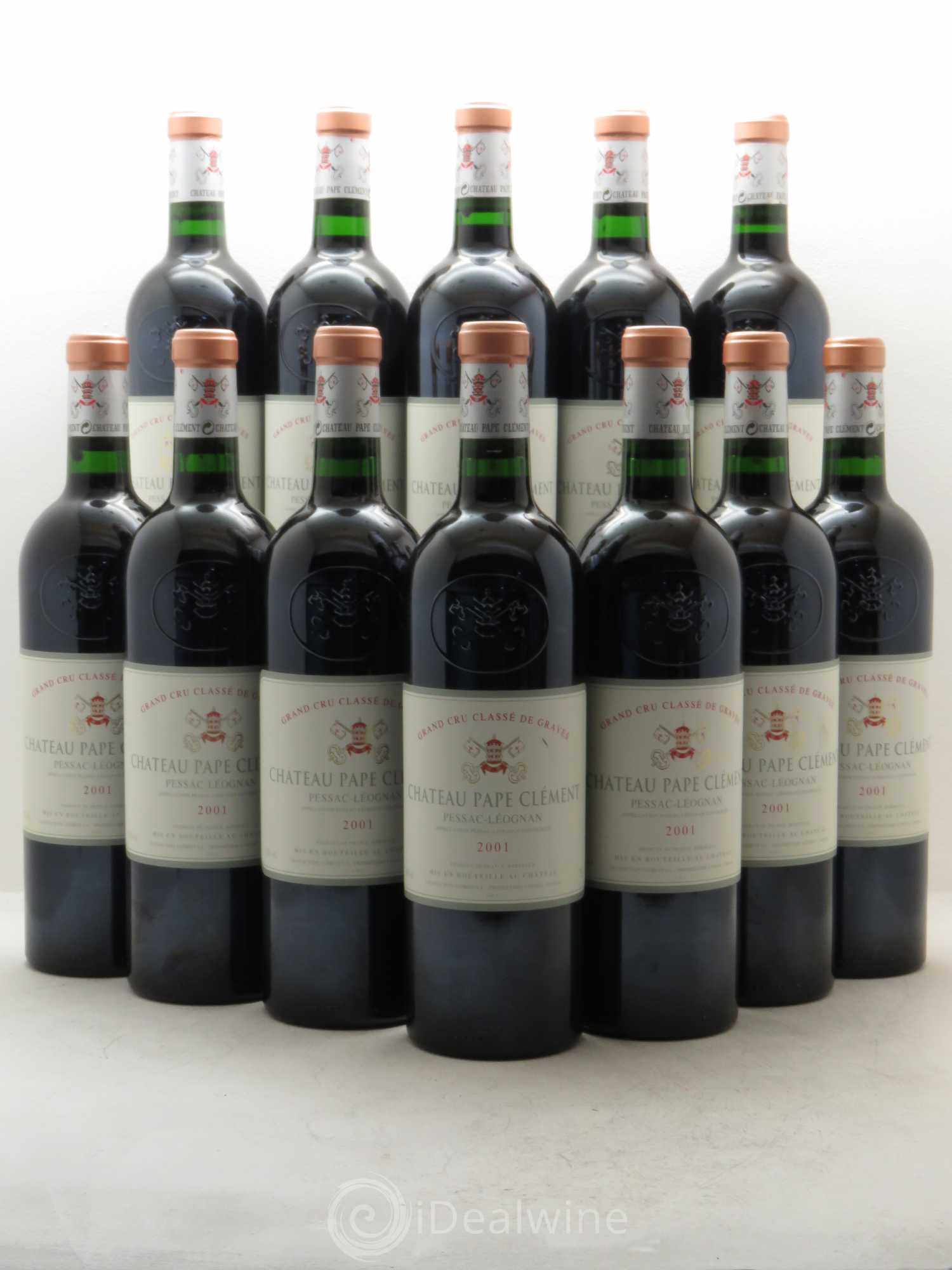Château Pape Clément Cru Classé de Graves 2001 - Lot de 12 bouteilles - 0