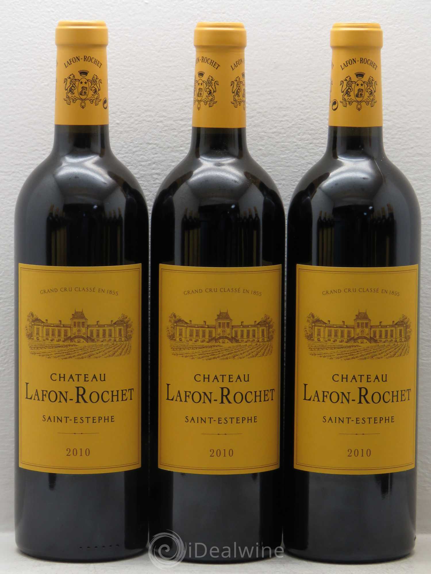 Château Lafon Rochet 4ème Grand Cru Classé 2010 - Lot de 12 bouteilles - 1