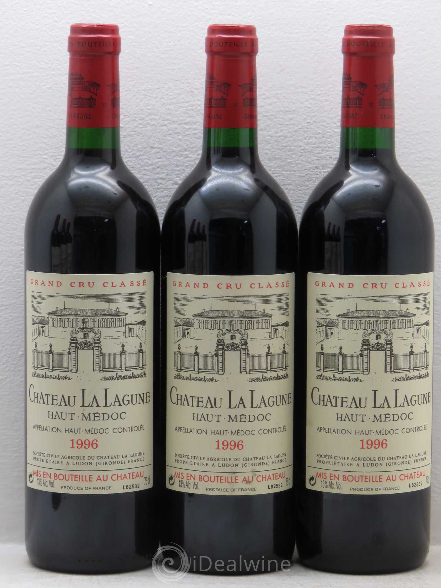 Château la Lagune 3ème Grand Cru Classé 1996 - Lot de 12 bouteilles - 3