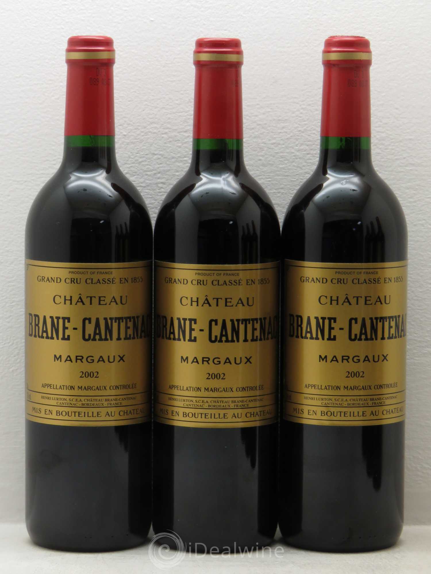 Château Brane Cantenac 2ème Grand Cru Classé 2002 - Lot de 12 bouteilles - 3