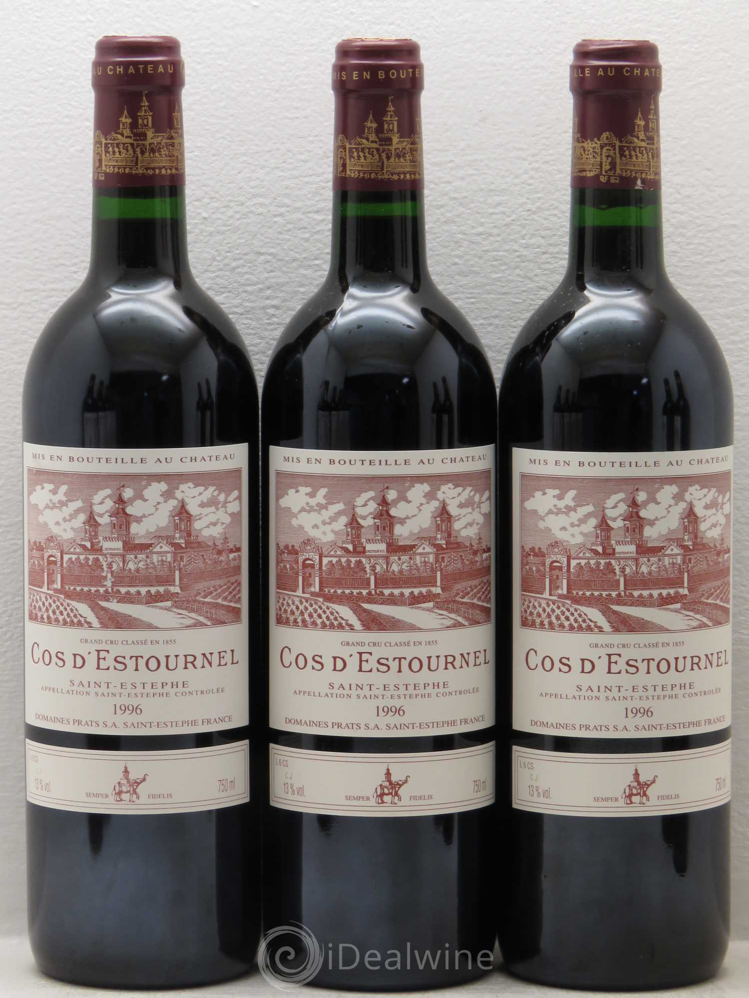 Cos d'Estournel 2ème Grand Cru Classé 1996 - Lot de 12 bouteilles - 2