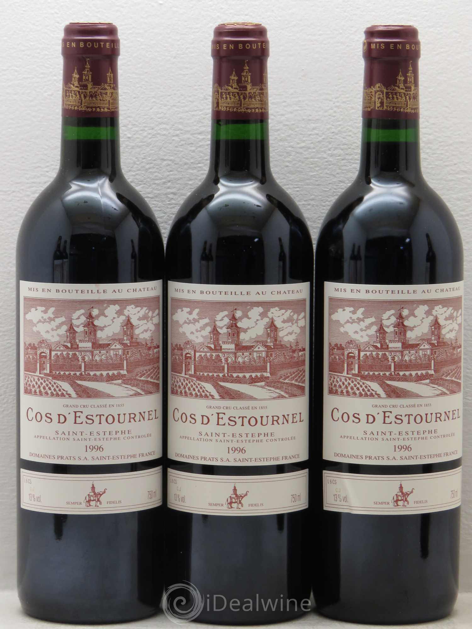 Cos d'Estournel 2ème Grand Cru Classé 1996 - Lot de 12 bouteilles - 3
