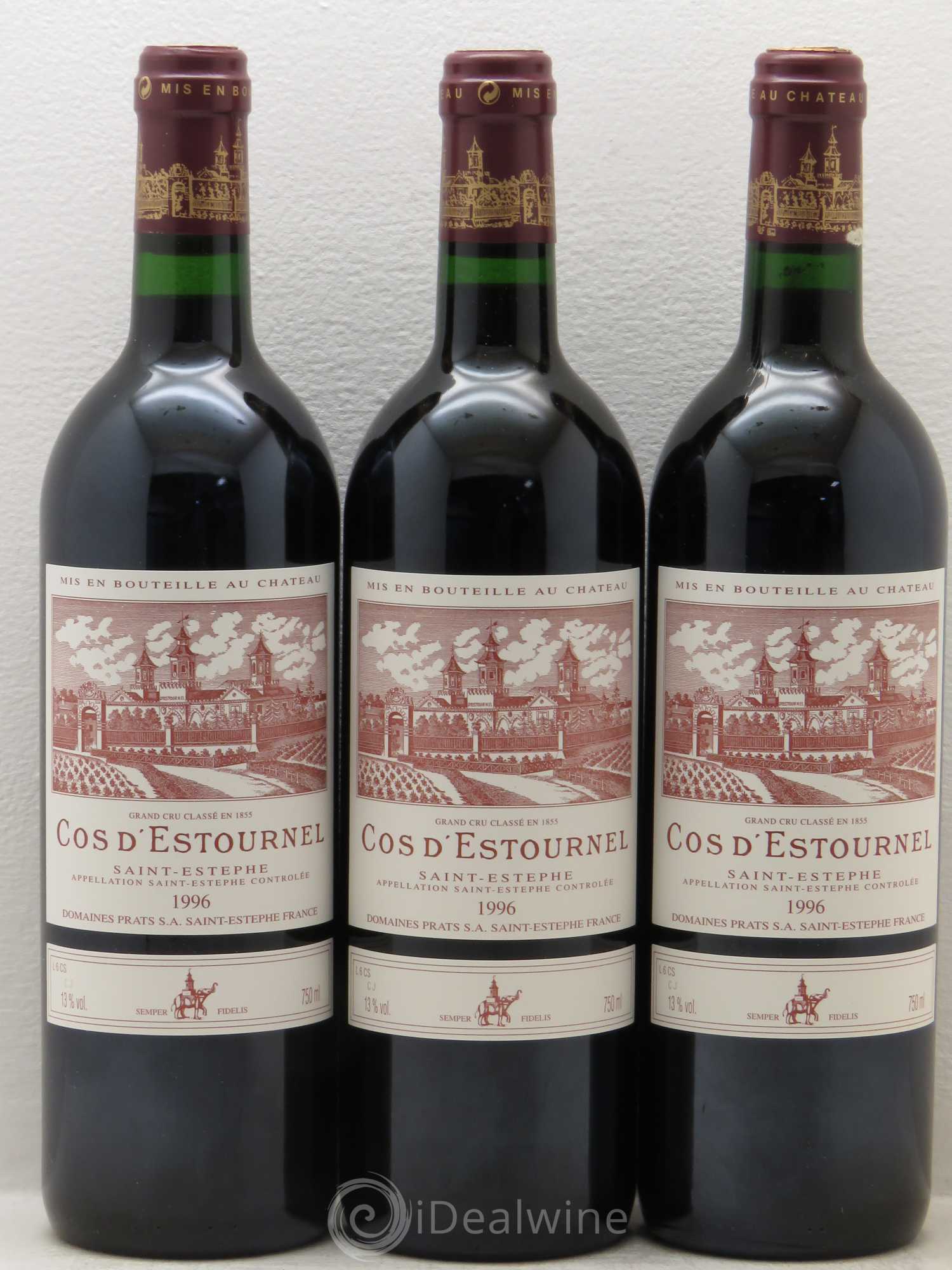 Cos d'Estournel 2ème Grand Cru Classé 1996 - Lot de 12 bouteilles - 4
