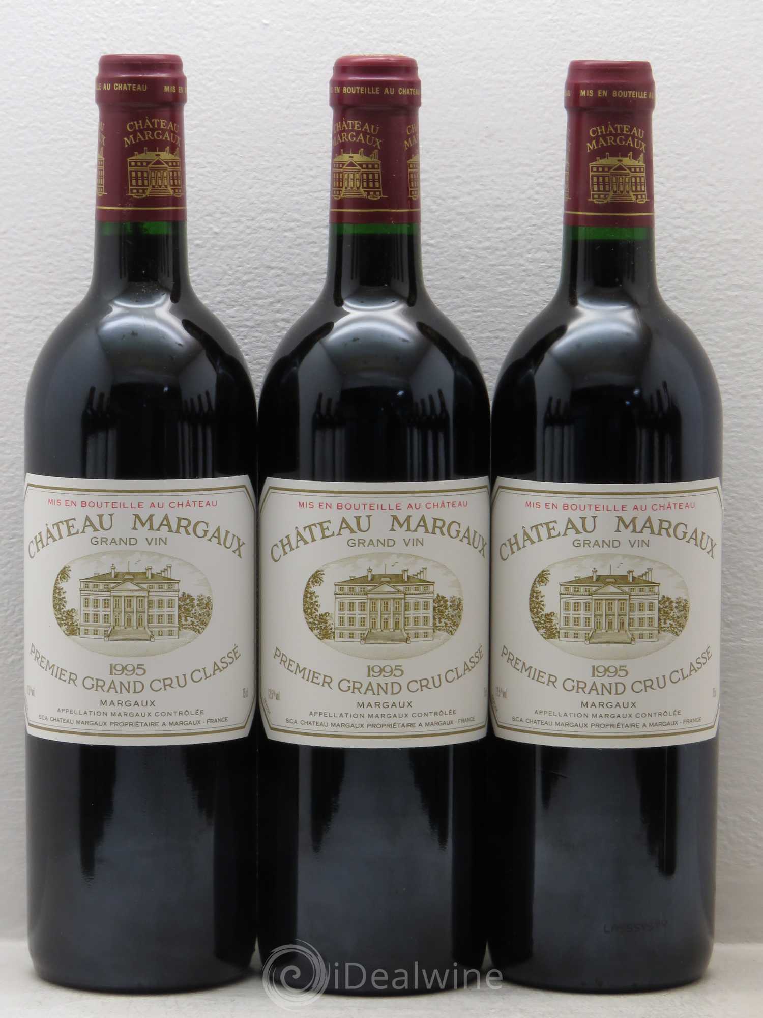 Château Margaux 1er Grand Cru Classé 1995 - Lot de 12 bouteilles - 1