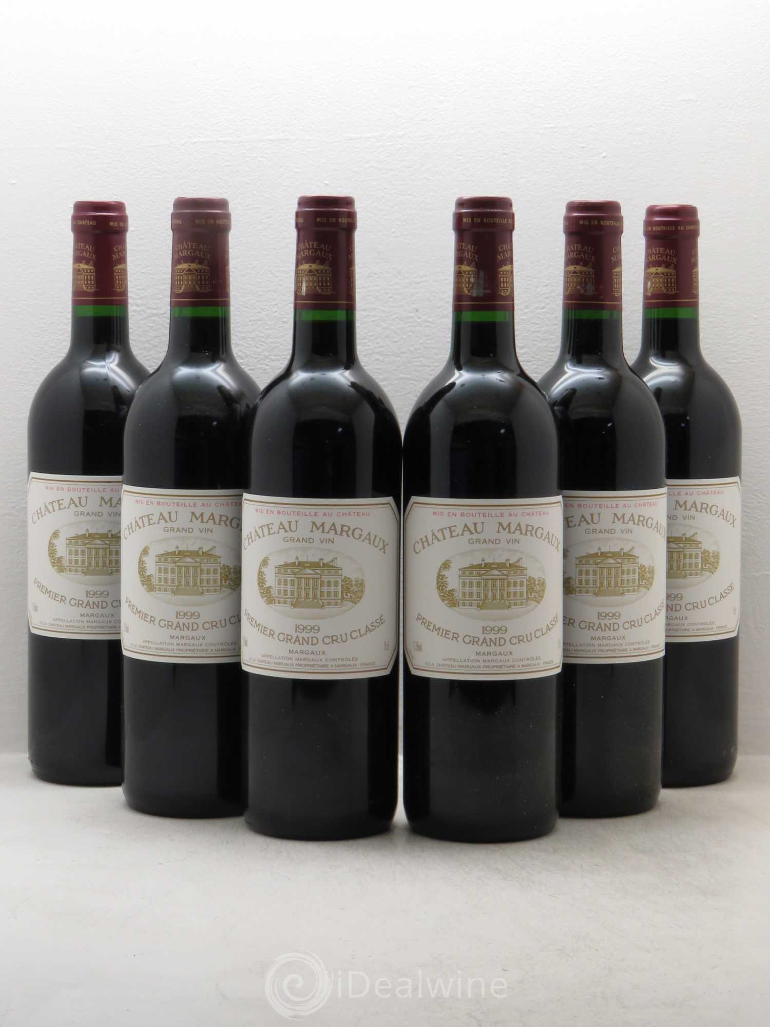 Château Margaux 1er Grand Cru Classé 1999 - Lot de 6 bouteilles - 0