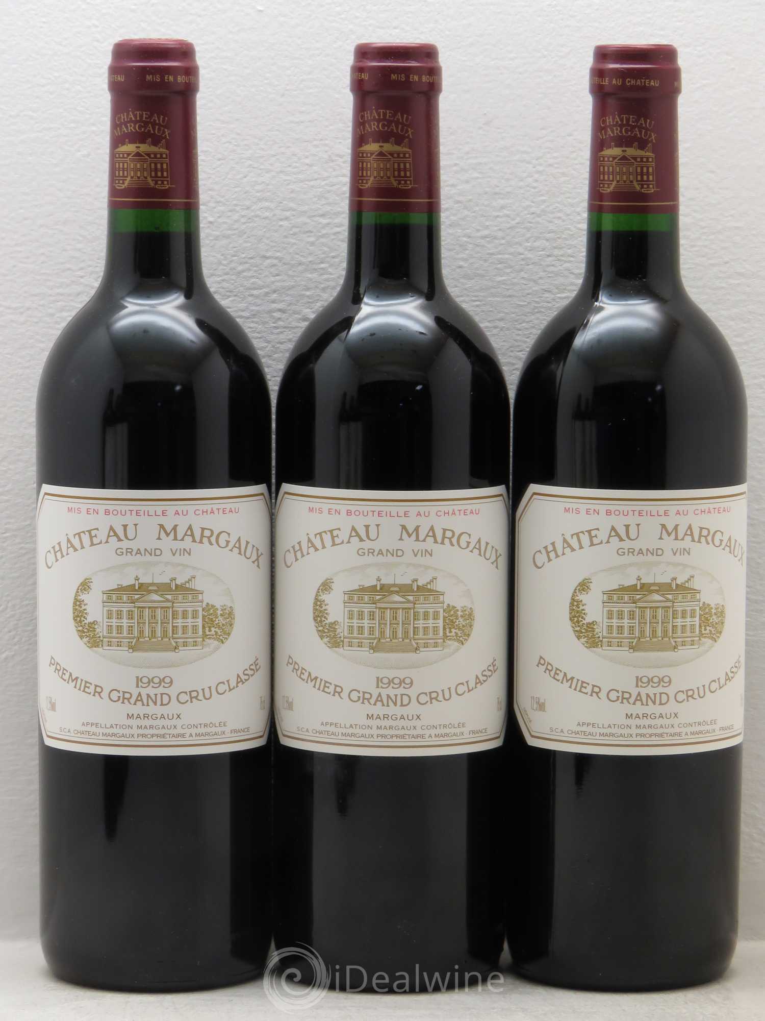 Château Margaux 1er Grand Cru Classé 1999 - Lot de 6 bouteilles - 1