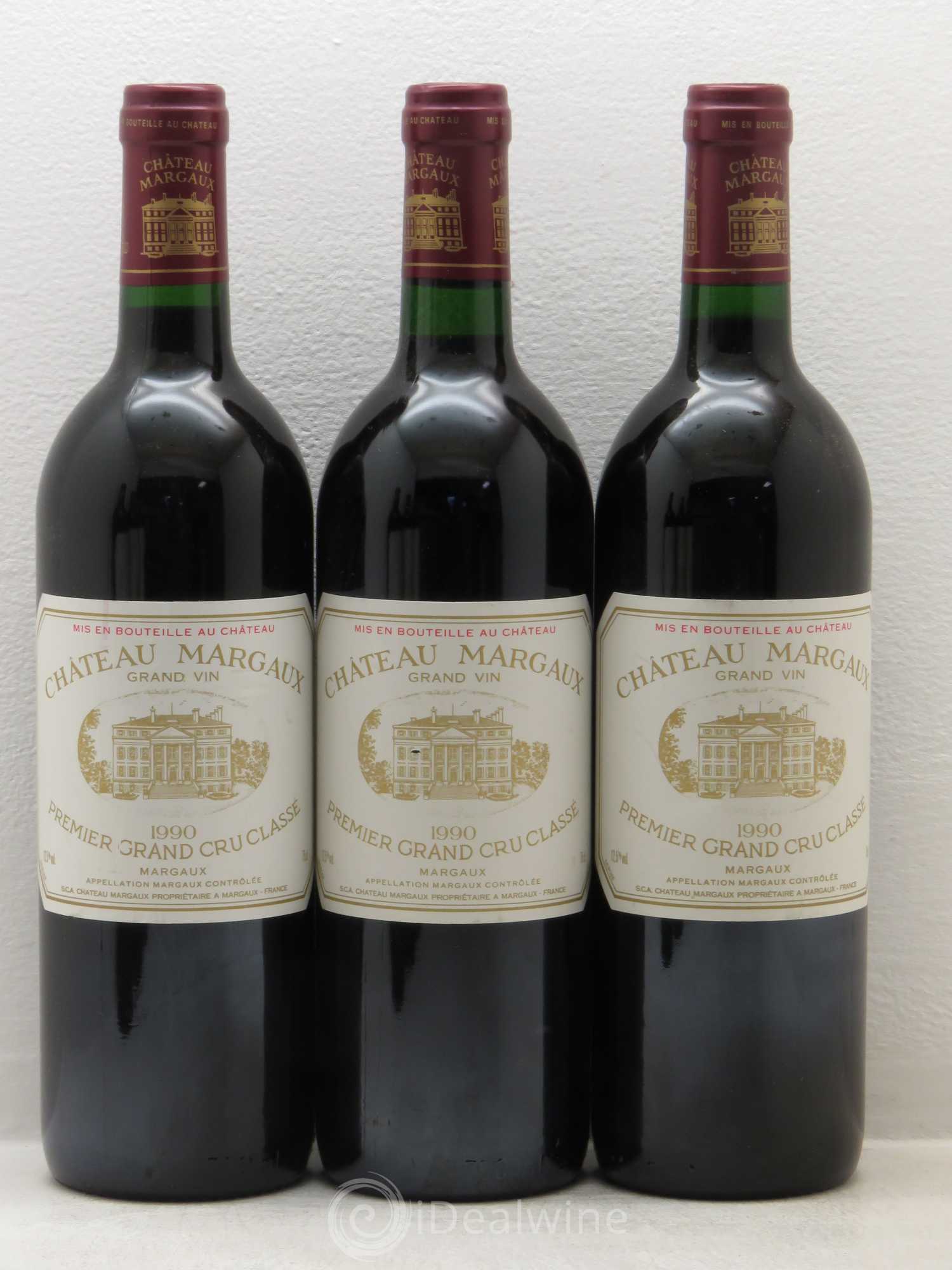 Château Margaux 1er Grand Cru Classé 1990 - Lot de 6 bouteilles - 1