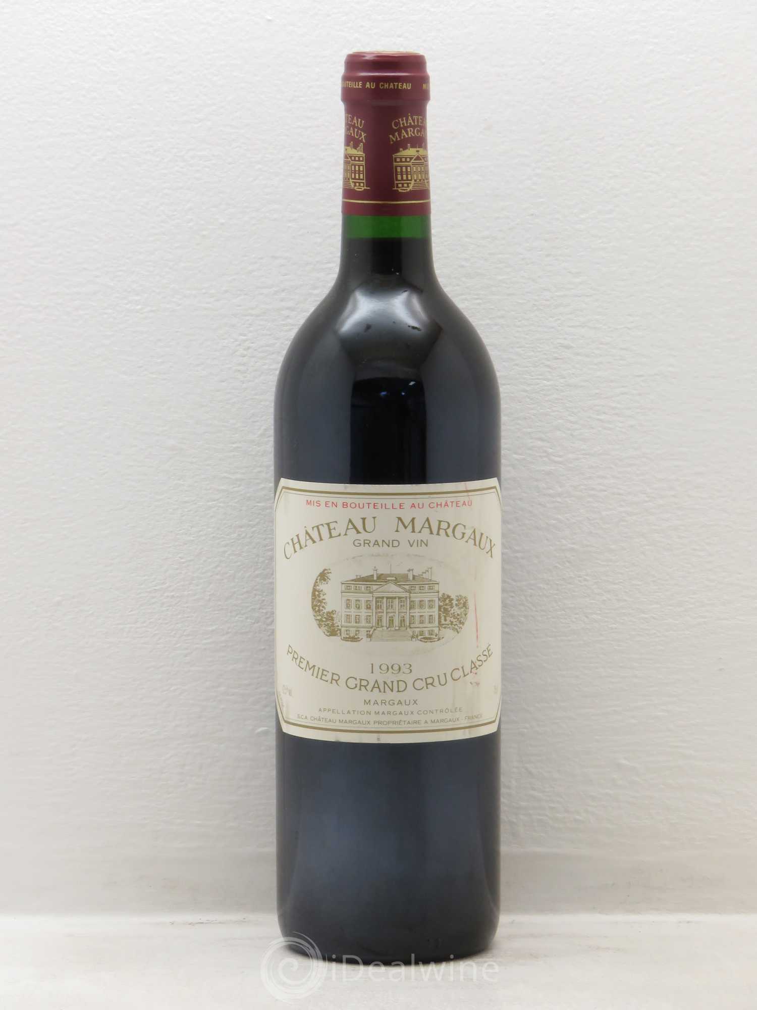 Château Margaux 1er Grand Cru Classé 1993 - Lot de 1 bouteille - 0
