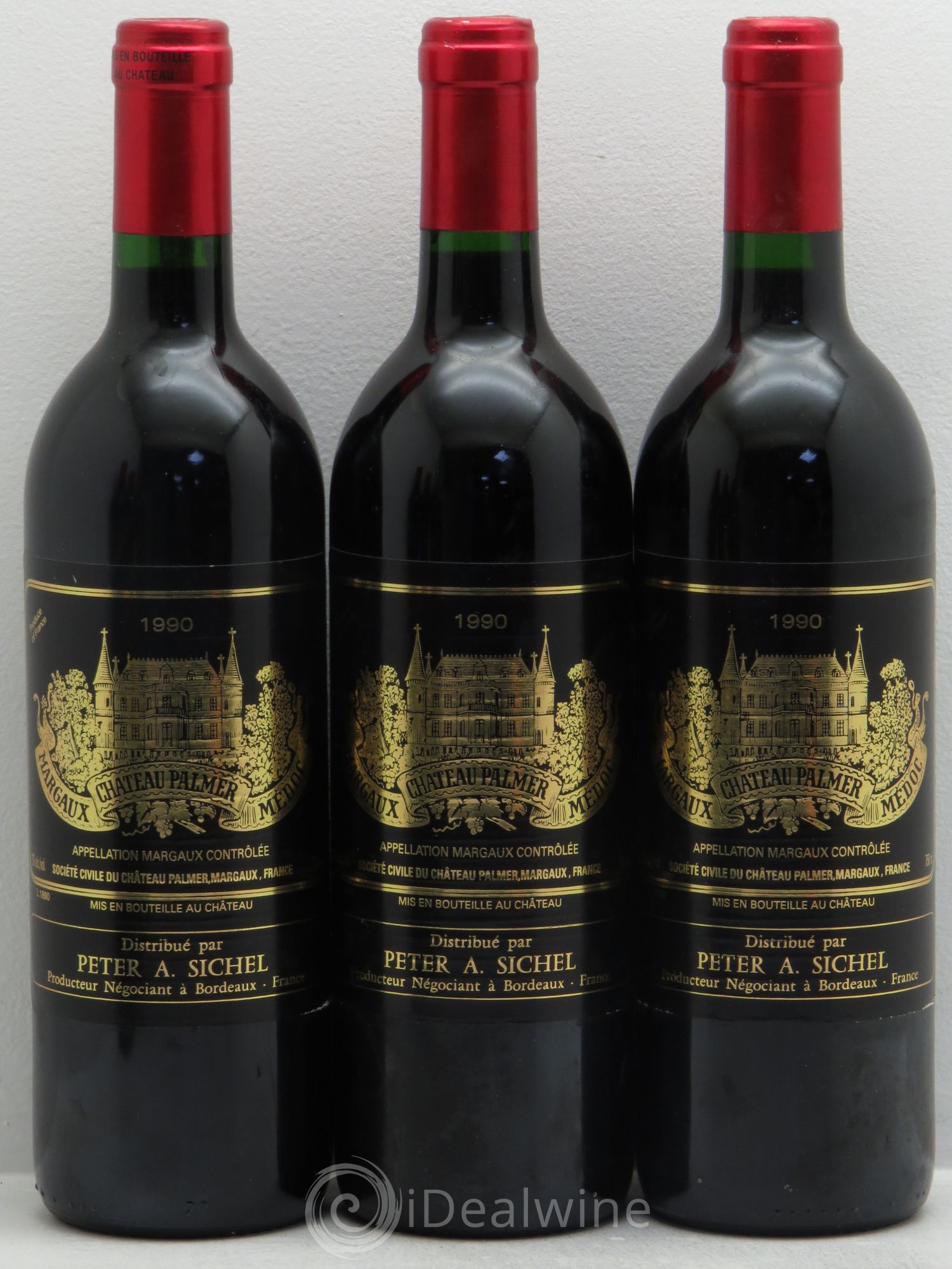 Château Palmer 3ème Grand Cru Classé 1990 - Lot de 6 bouteilles - 1