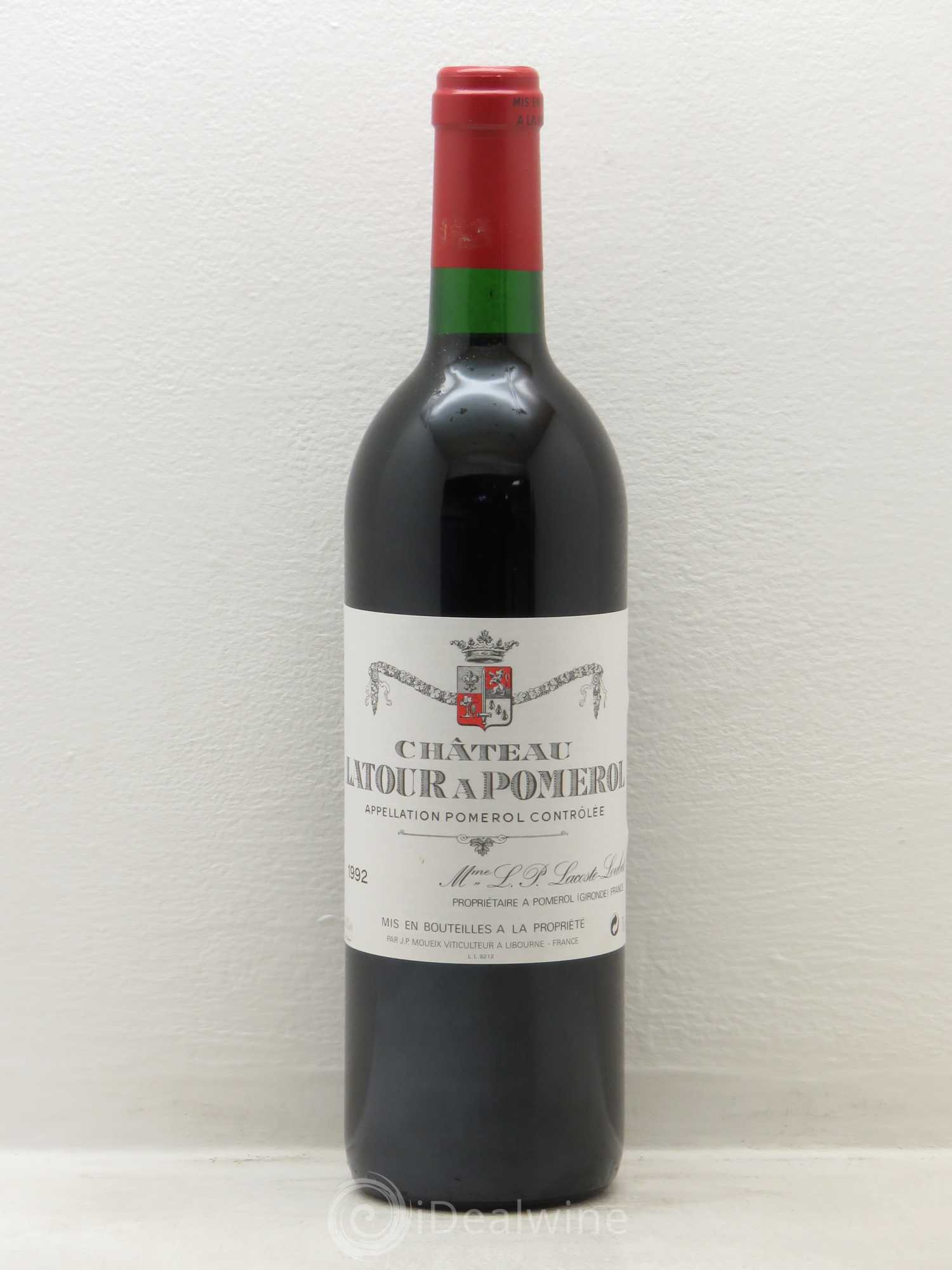 Château Latour à Pomerol 1992 - Lot de 1 bouteille - 0