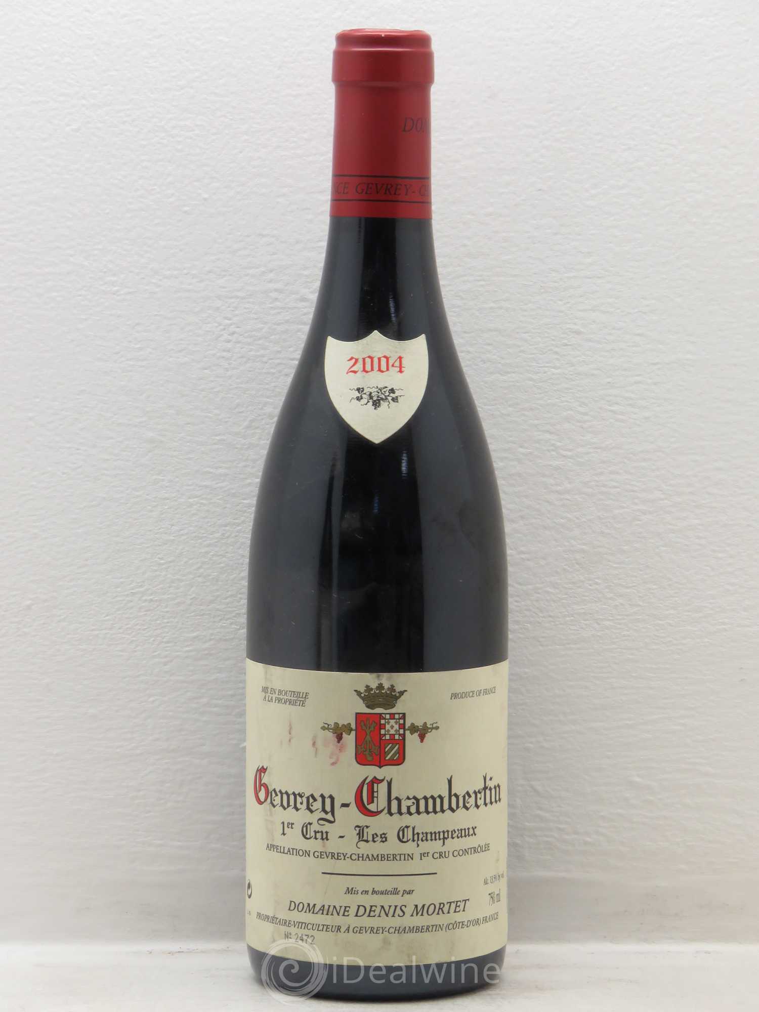 Gevrey-Chambertin 1er Cru Les Champeaux Denis Mortet (Domaine) 2004 - Lot de 1 bouteille - 0