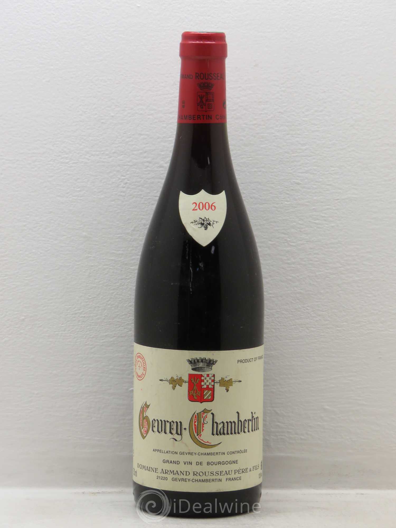 Gevrey-Chambertin Armand Rousseau (Domaine) 2006 - Lot de 1 bouteille - 0