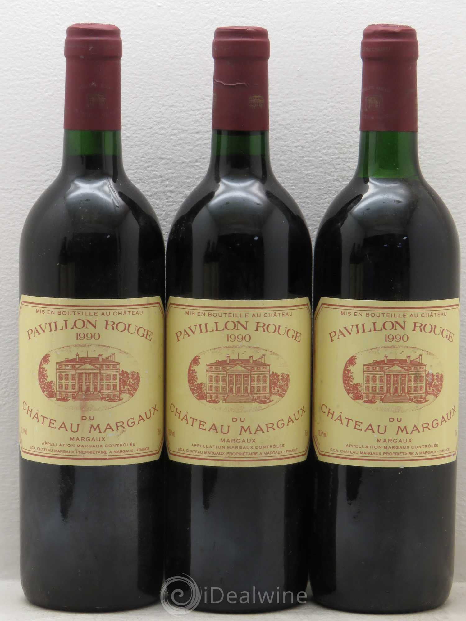 Pavillon Rouge du Château Margaux Second Vin 1990 - Lot de 6 bouteilles - 1