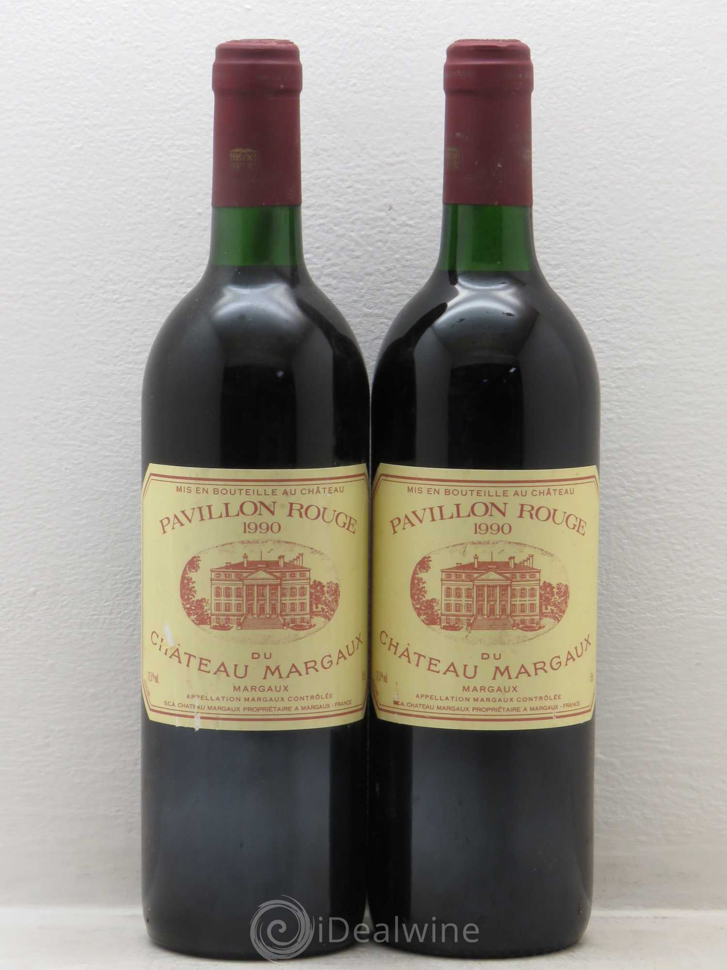 Pavillon Rouge du Château Margaux Second Vin 1990 - Lot de 2 bouteilles - 0