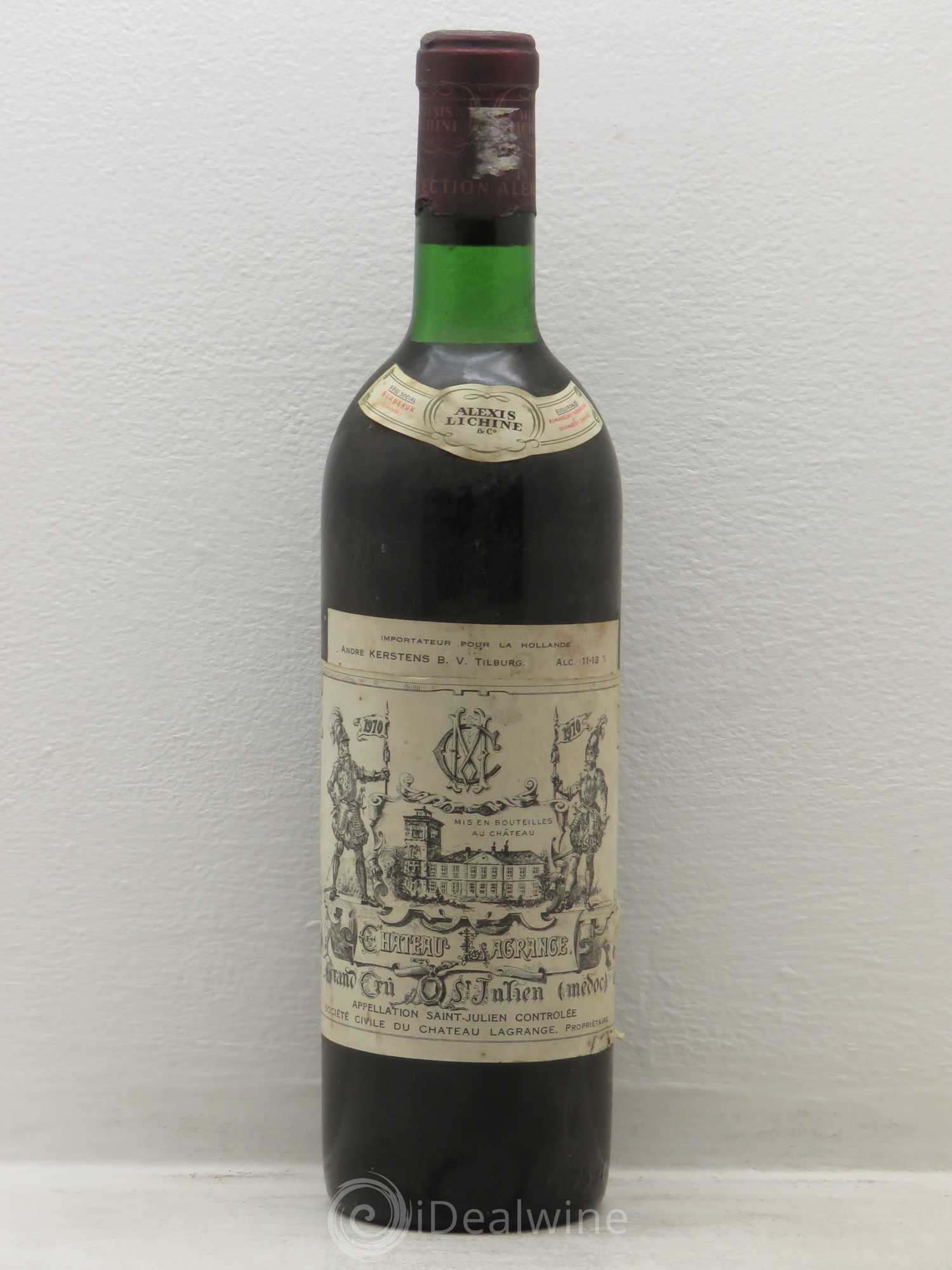 Château Lagrange 3ème Grand Cru Classé 1970 - Lot de 1 bouteille - 0