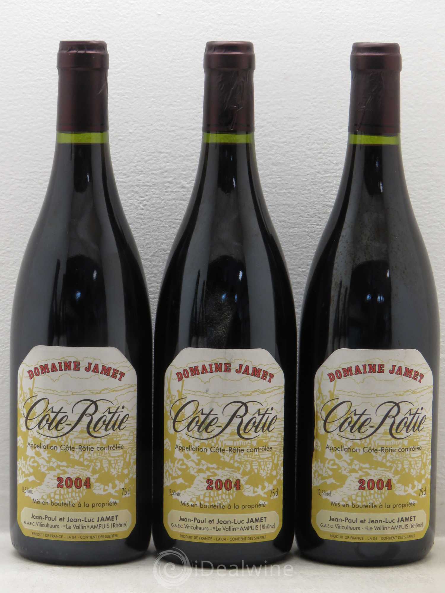 Côte-Rôtie Jamet (Domaine) 2004 - Lot de 6 bouteilles - 1