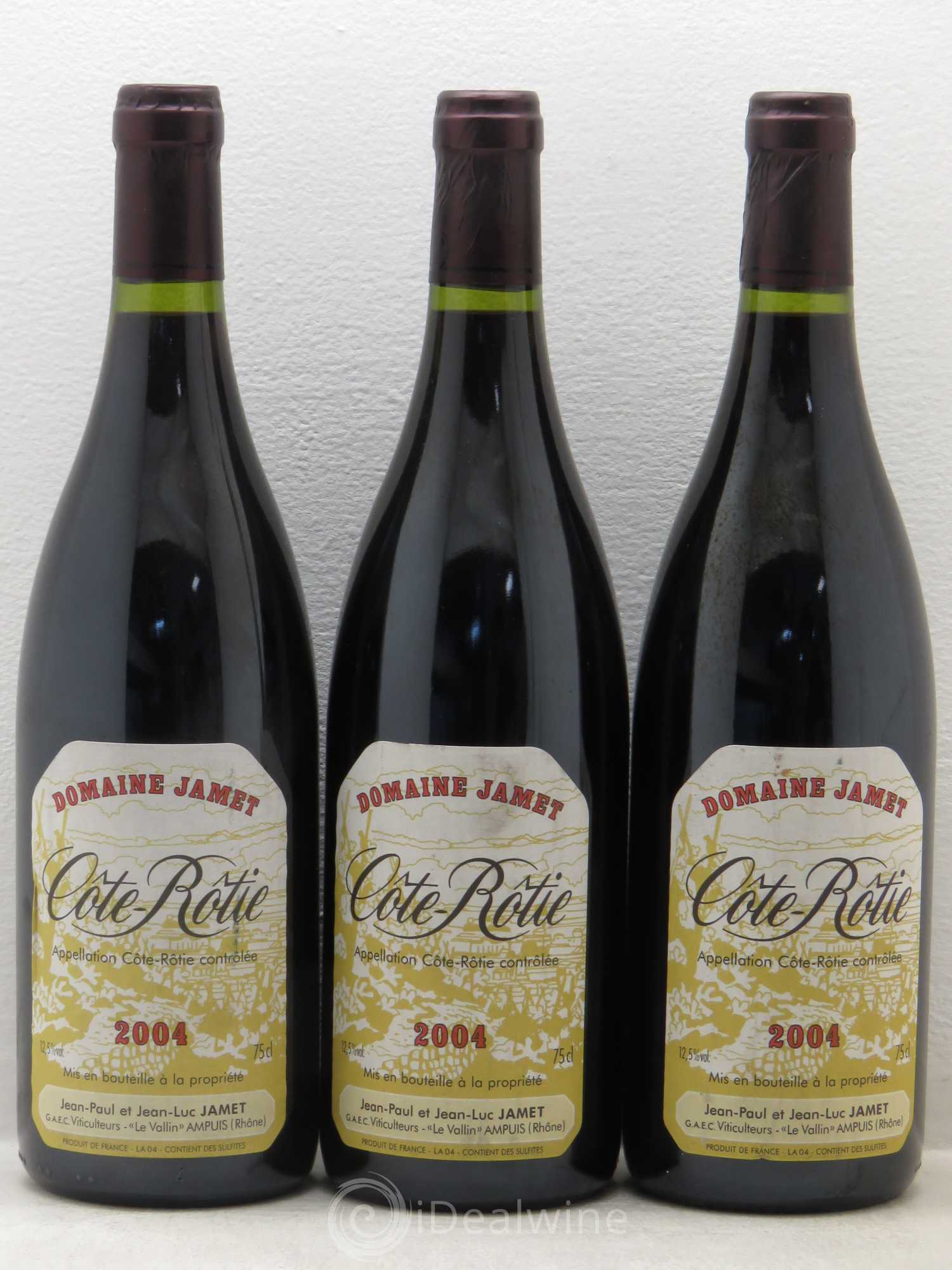 Côte-Rôtie Jamet (Domaine) 2004 - Lot de 3 bouteilles - 0