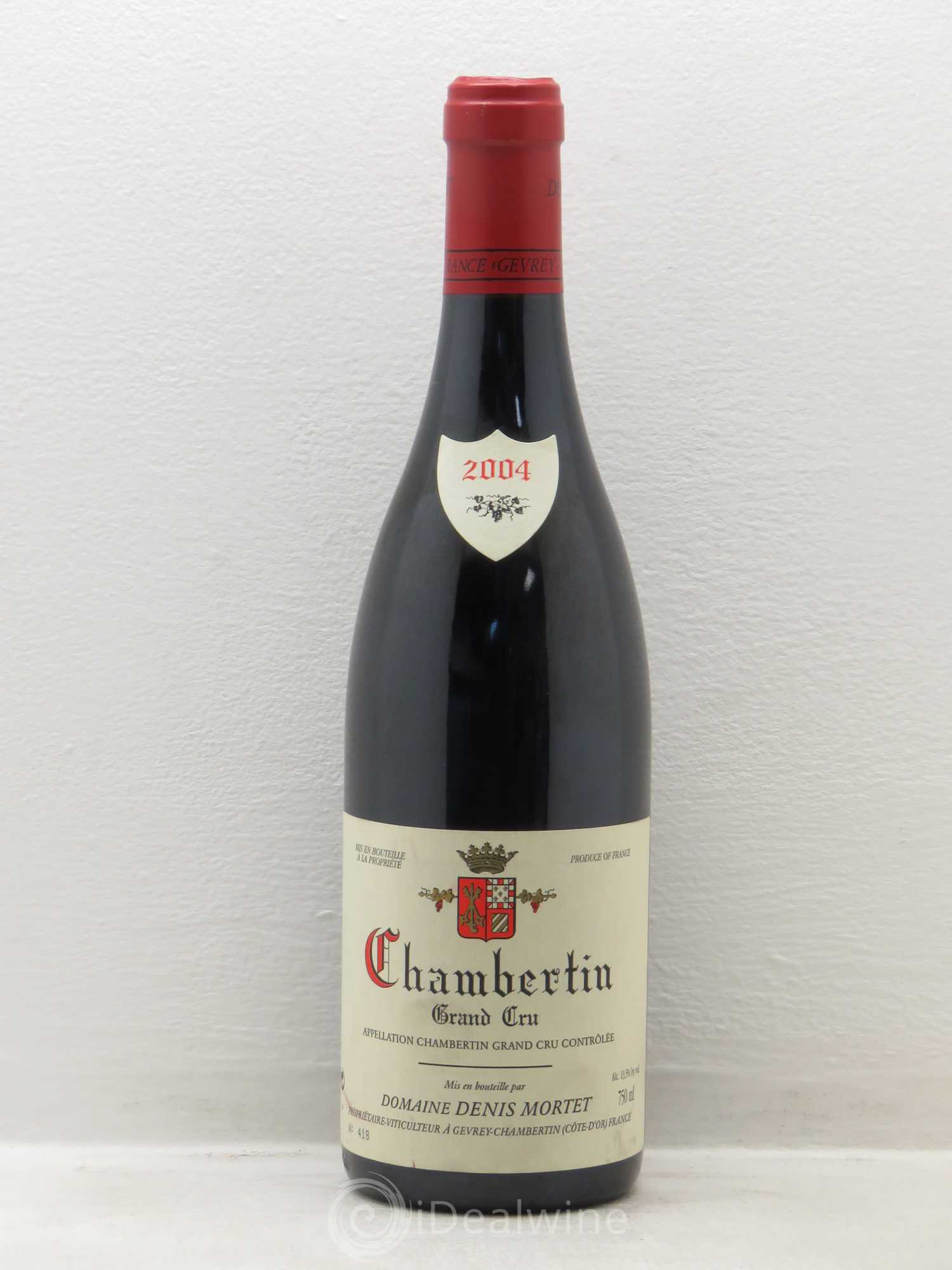 Chambertin Grand Cru Denis Mortet (Domaine) 2004 - Lot de 1 bouteille - 0
