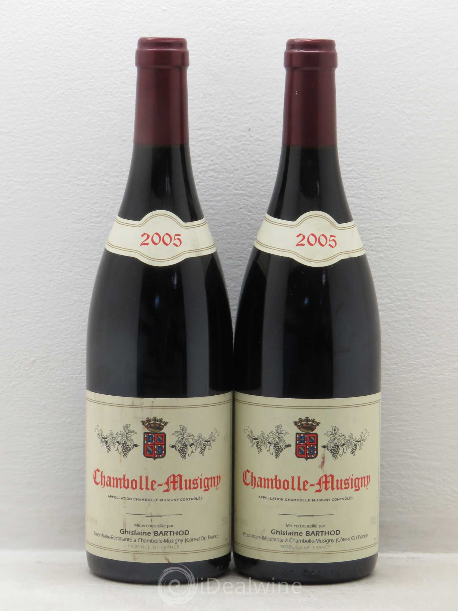 Chambolle-Musigny Ghislaine Barthod 2005 - Lot de 2 bouteilles - 0