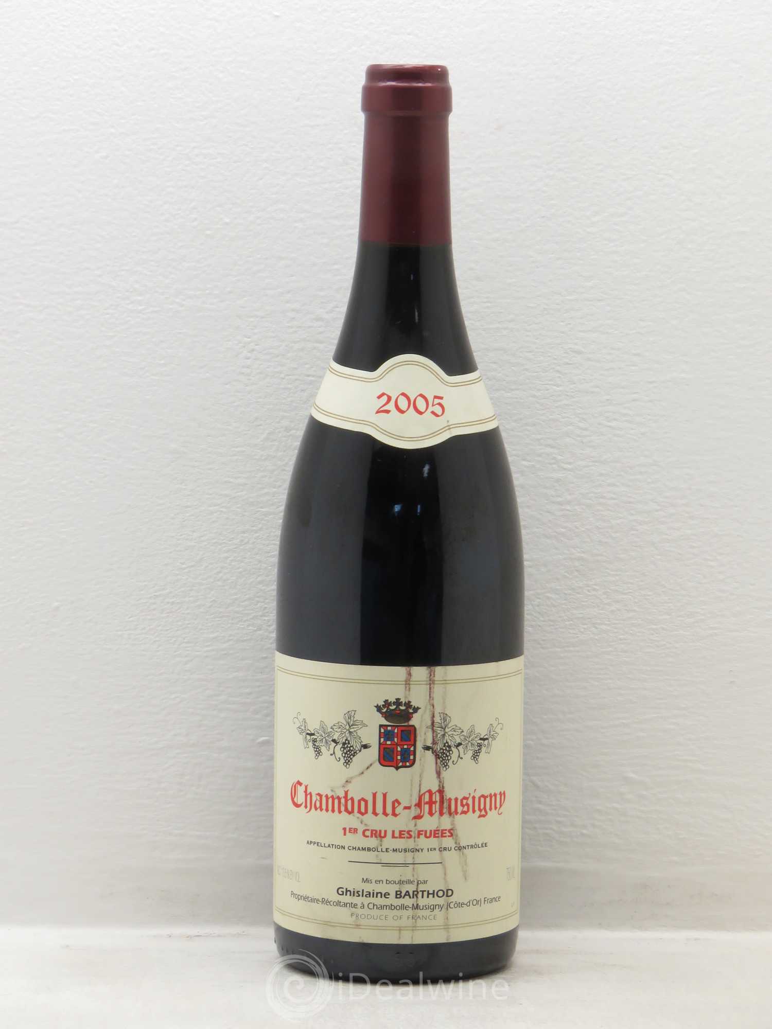 Chambolle-Musigny 1er Cru Les Fuées Ghislaine Barthod 2005 - Lot de 1 bouteille - 0