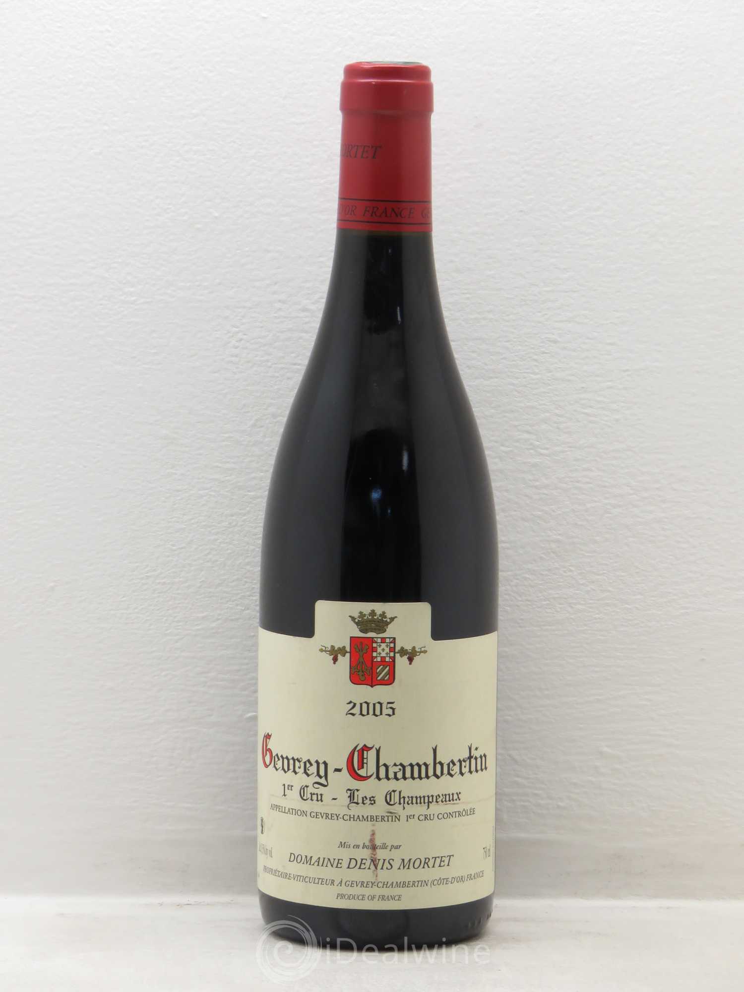 Gevrey-Chambertin 1er Cru Denis Mortet (Domaine) Les Champeaux 2005 - Lot de 1 bouteille - 0