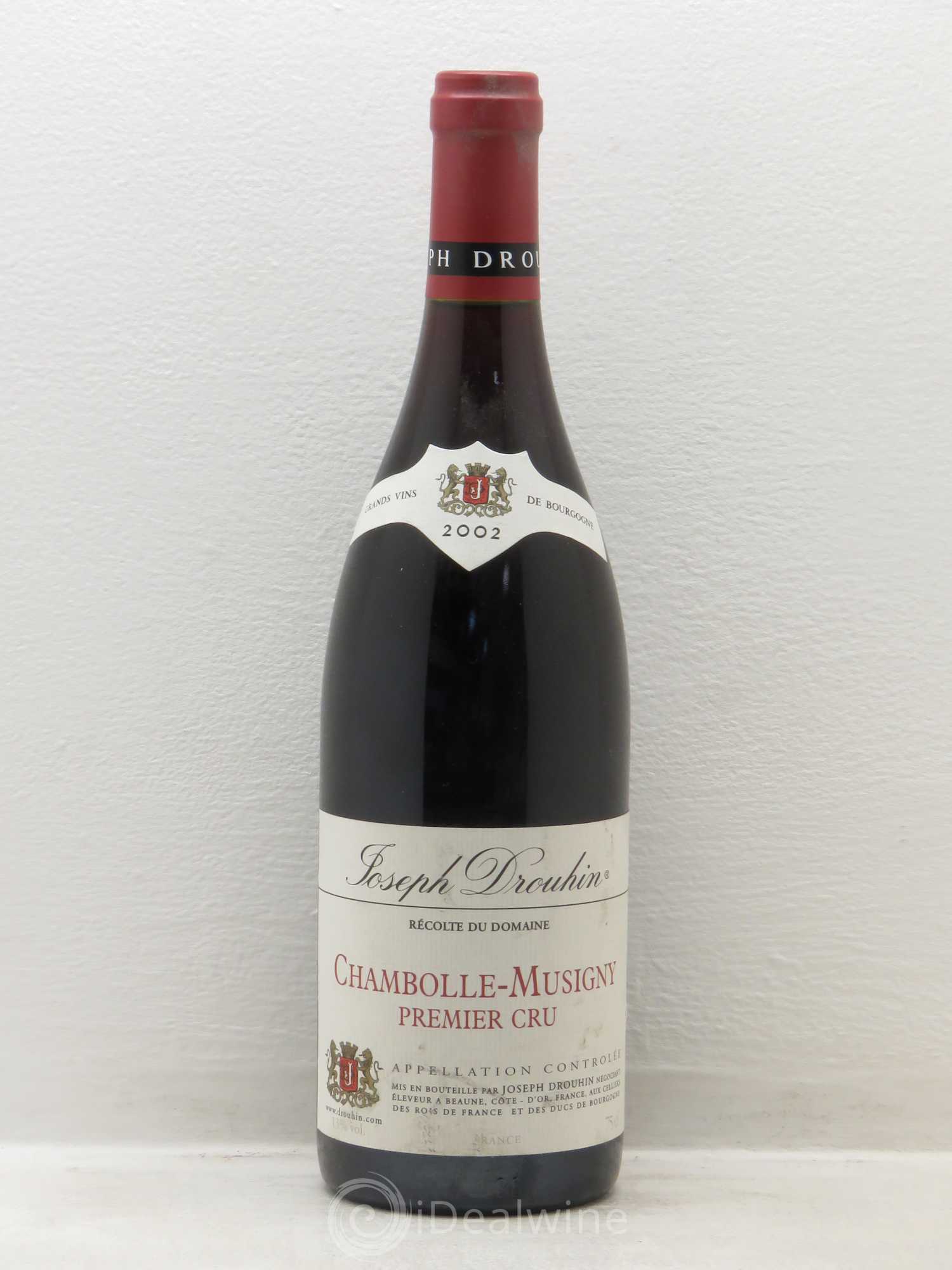 Chambolle-Musigny 1er Cru Joseph Drouhin 2002 - Lot de 1 bouteille - 0