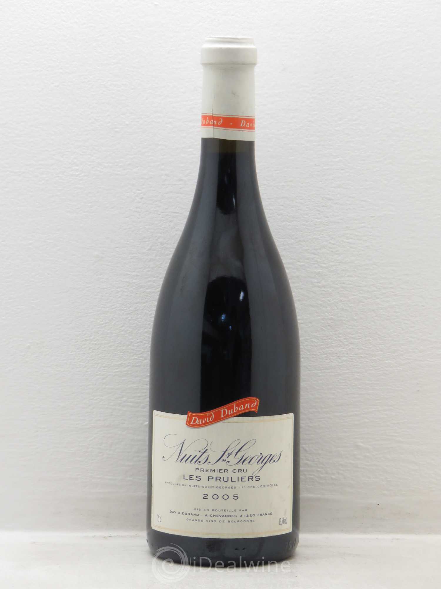 Nuits-Saint-Georges 1er Cru David Duband 2005 - Lot de 1 bouteille - 0
