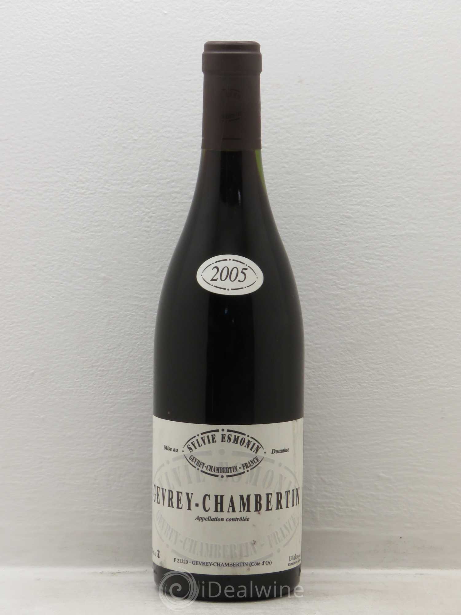 Gevrey-Chambertin Sylvie Esmonin 2005 - Lot de 1 bouteille - 0
