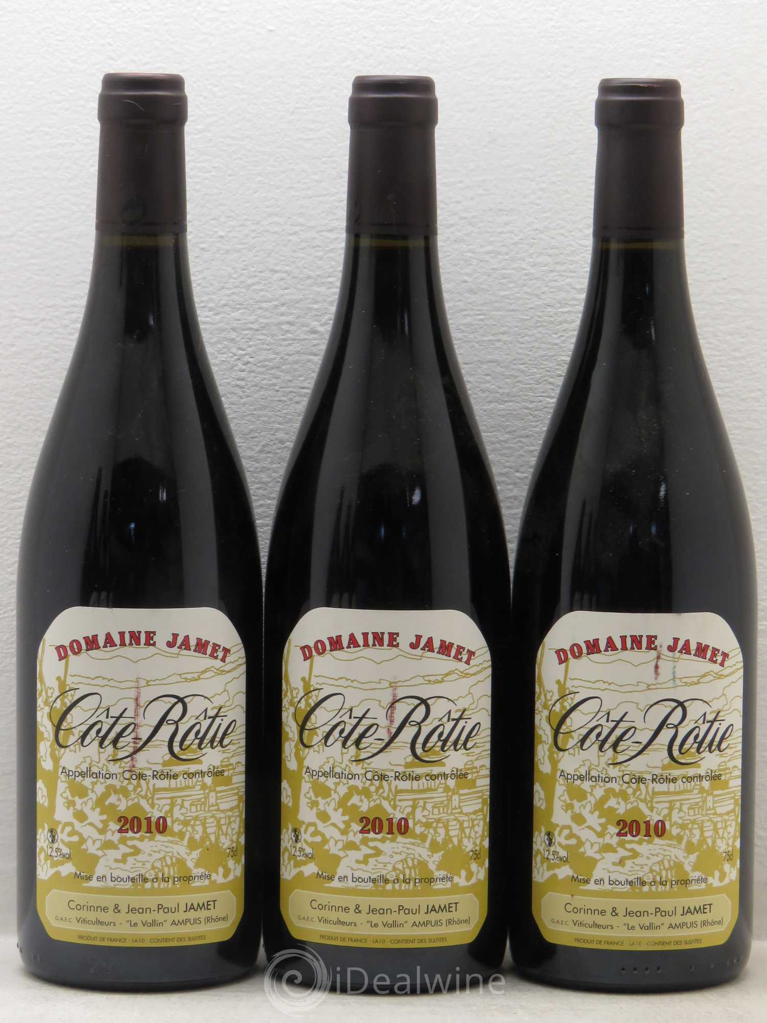 Côte-Rôtie Jamet (Domaine) 2010 - Lot de 6 bouteilles - 1