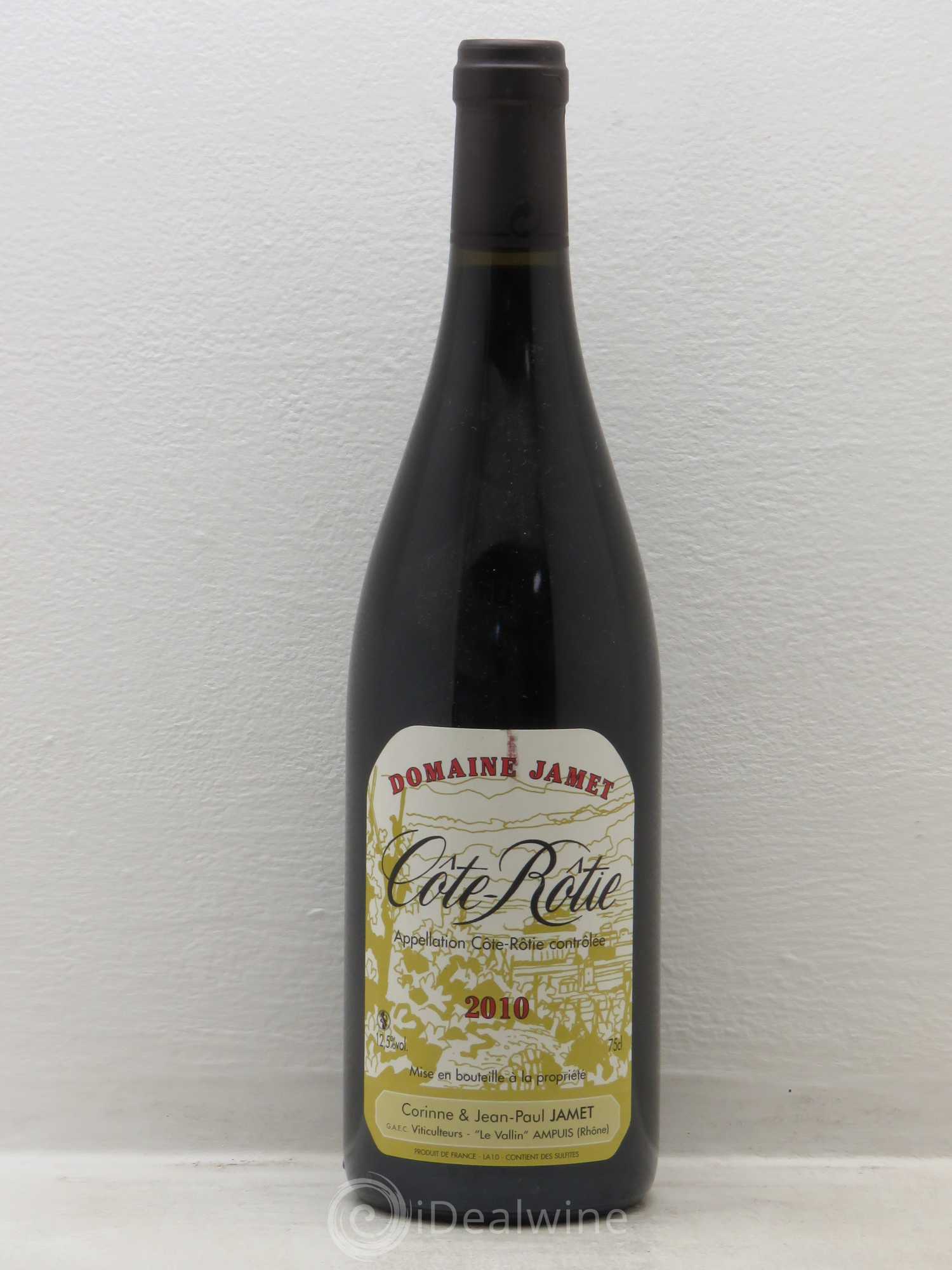 Côte-Rôtie Jamet (Domaine) 2010 - Lot de 1 bouteille - 0