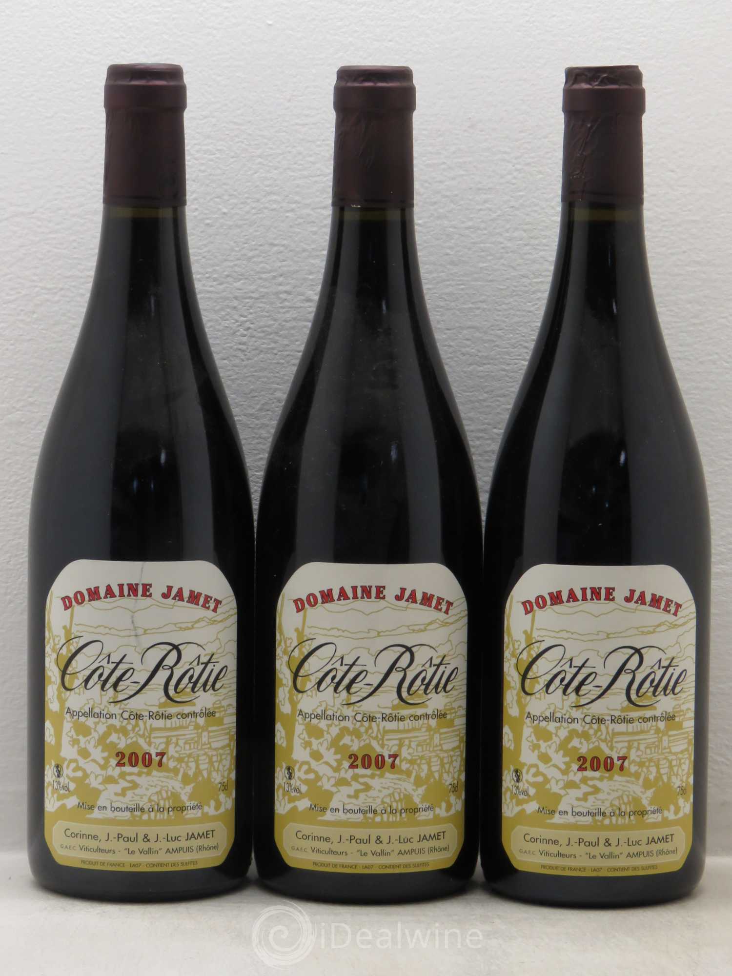 Côte-Rôtie Jamet (Domaine) 2007 - Lot de 6 bouteilles - 2