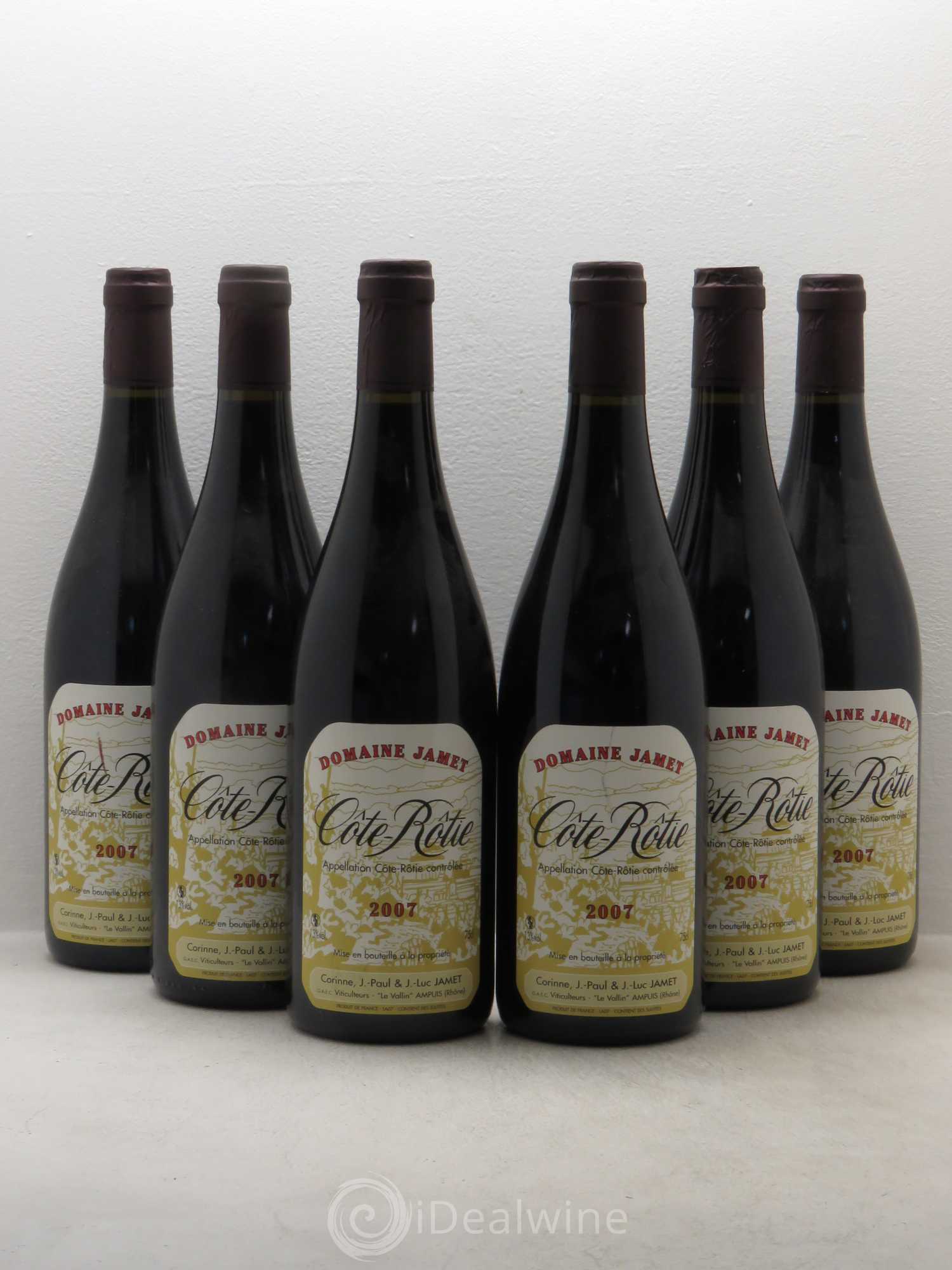 Côte-Rôtie Jamet (Domaine) 2007 - Lot de 6 bouteilles - 0