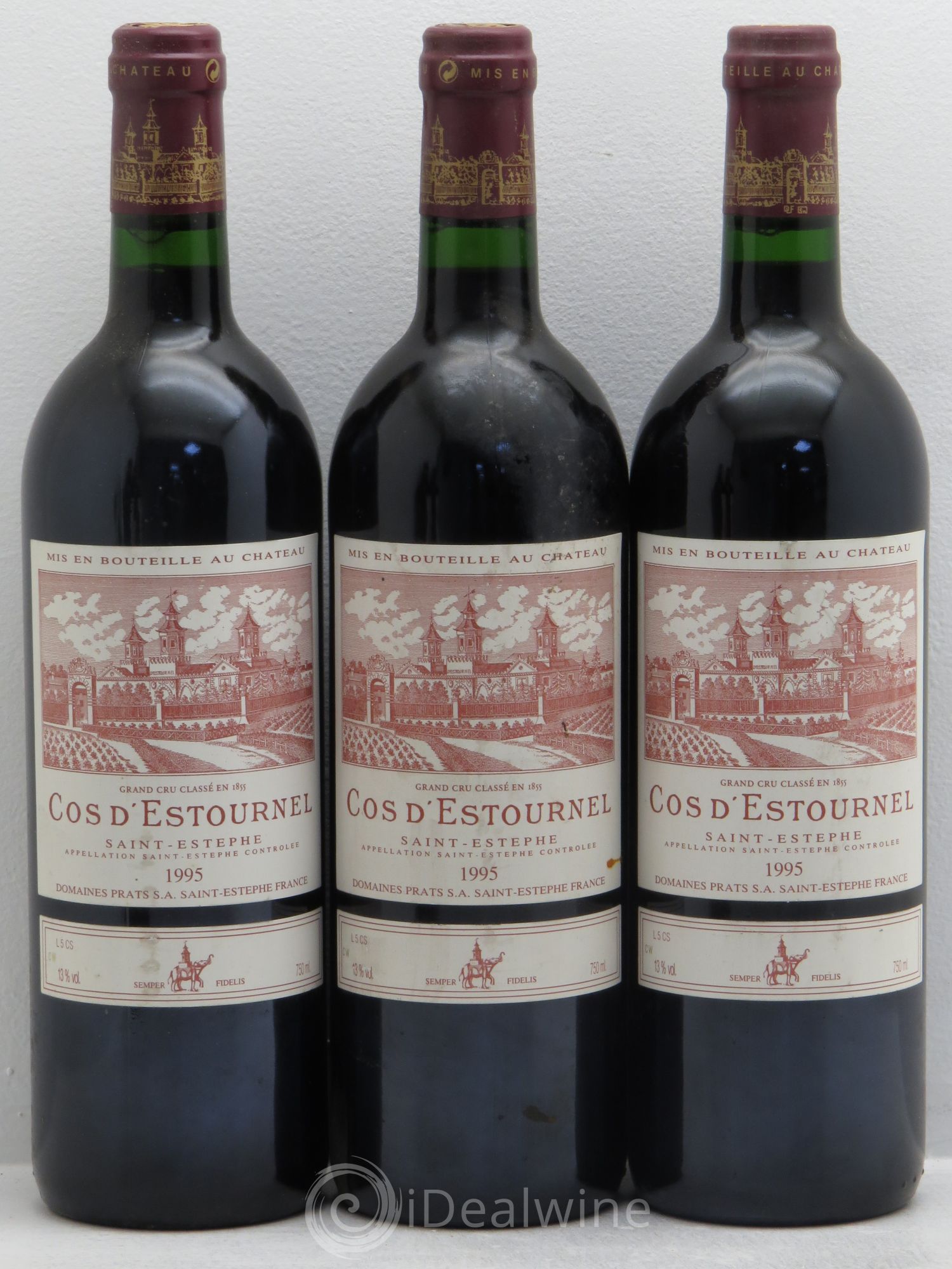 Cos d'Estournel 2ème Grand Cru Classé 1995 - Lot de 12 bouteilles - 1
