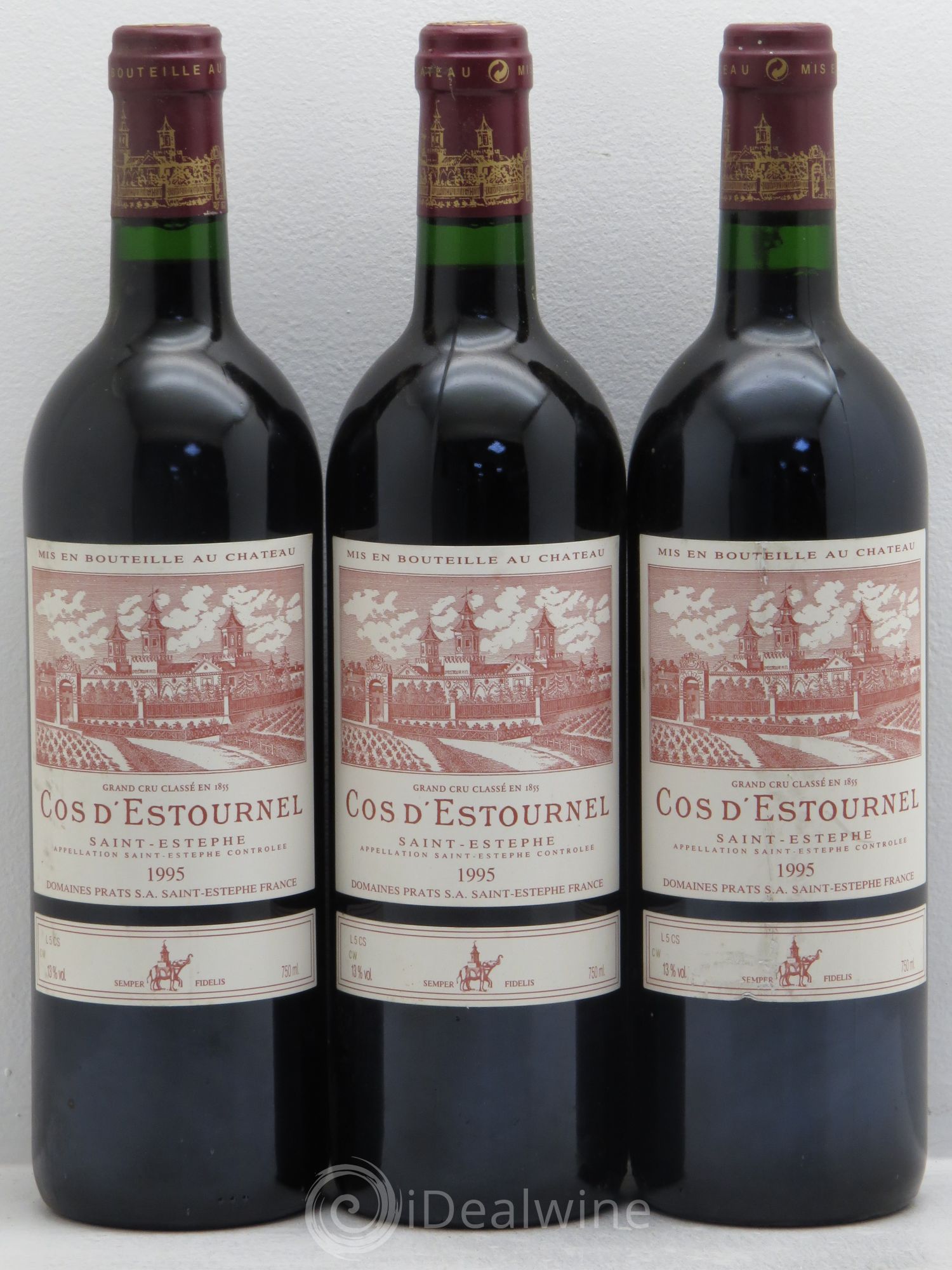 Cos d'Estournel 2ème Grand Cru Classé 1995 - Lot de 12 bouteilles - 4