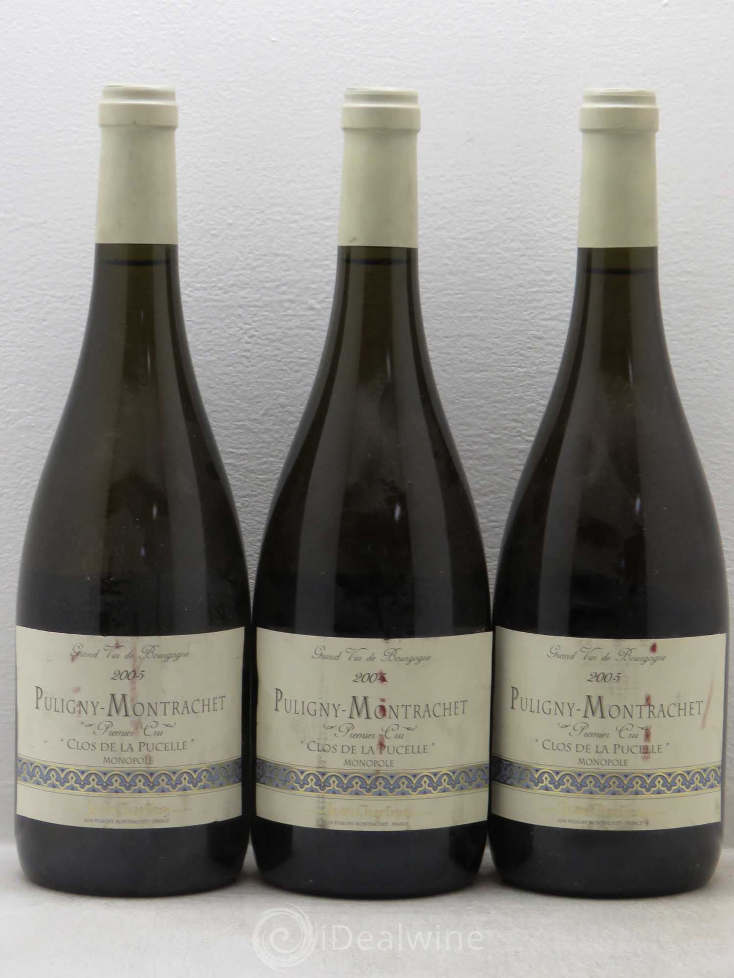 Puligny-Montrachet 1er Cru Clos de la Pucelle Jean Chartron (Domaine) 2005 - Lot de 3 bouteilles - 0