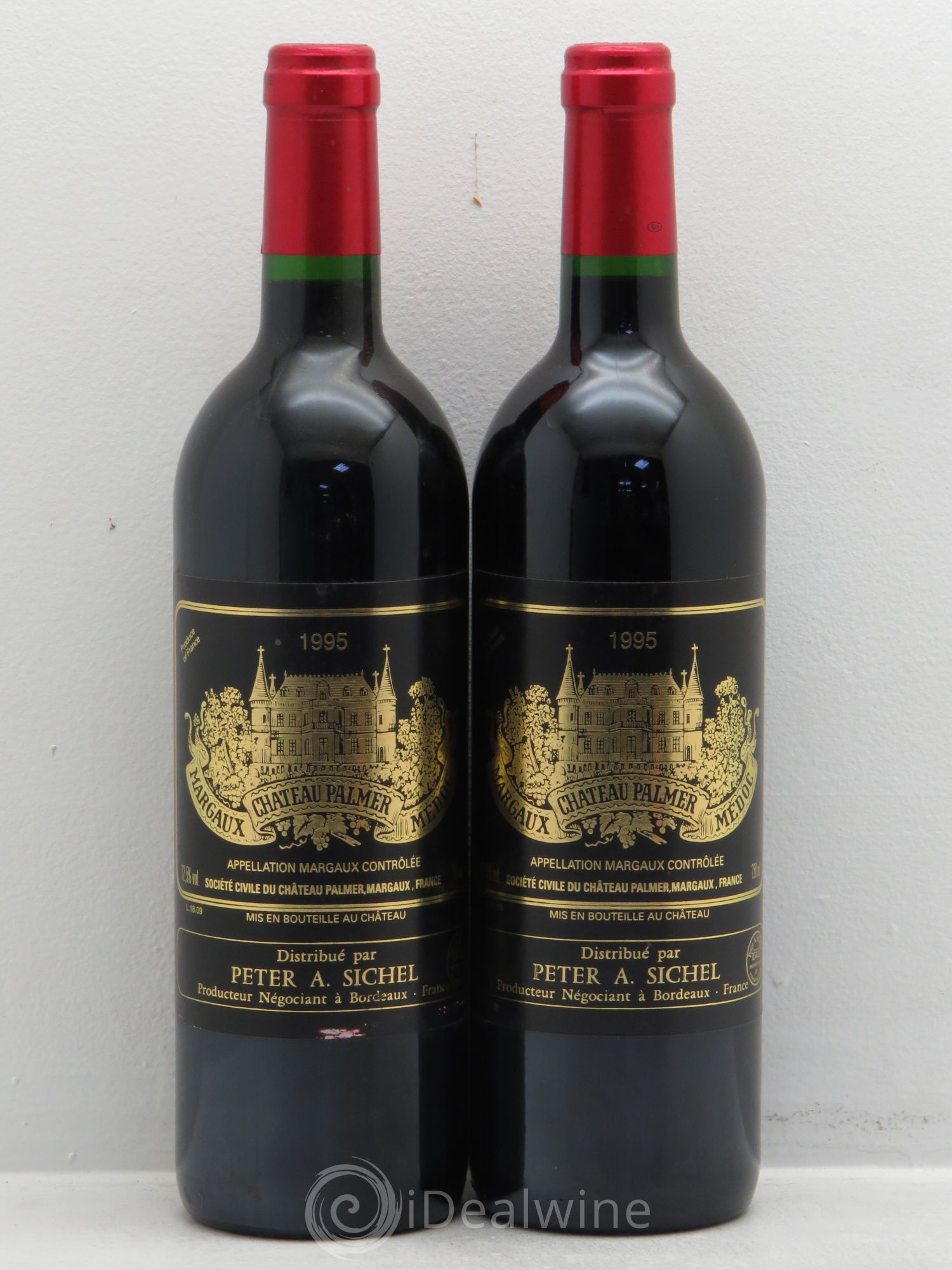 Château Palmer 3ème Grand Cru Classé 1995 - Lot de 2 bouteilles - 0