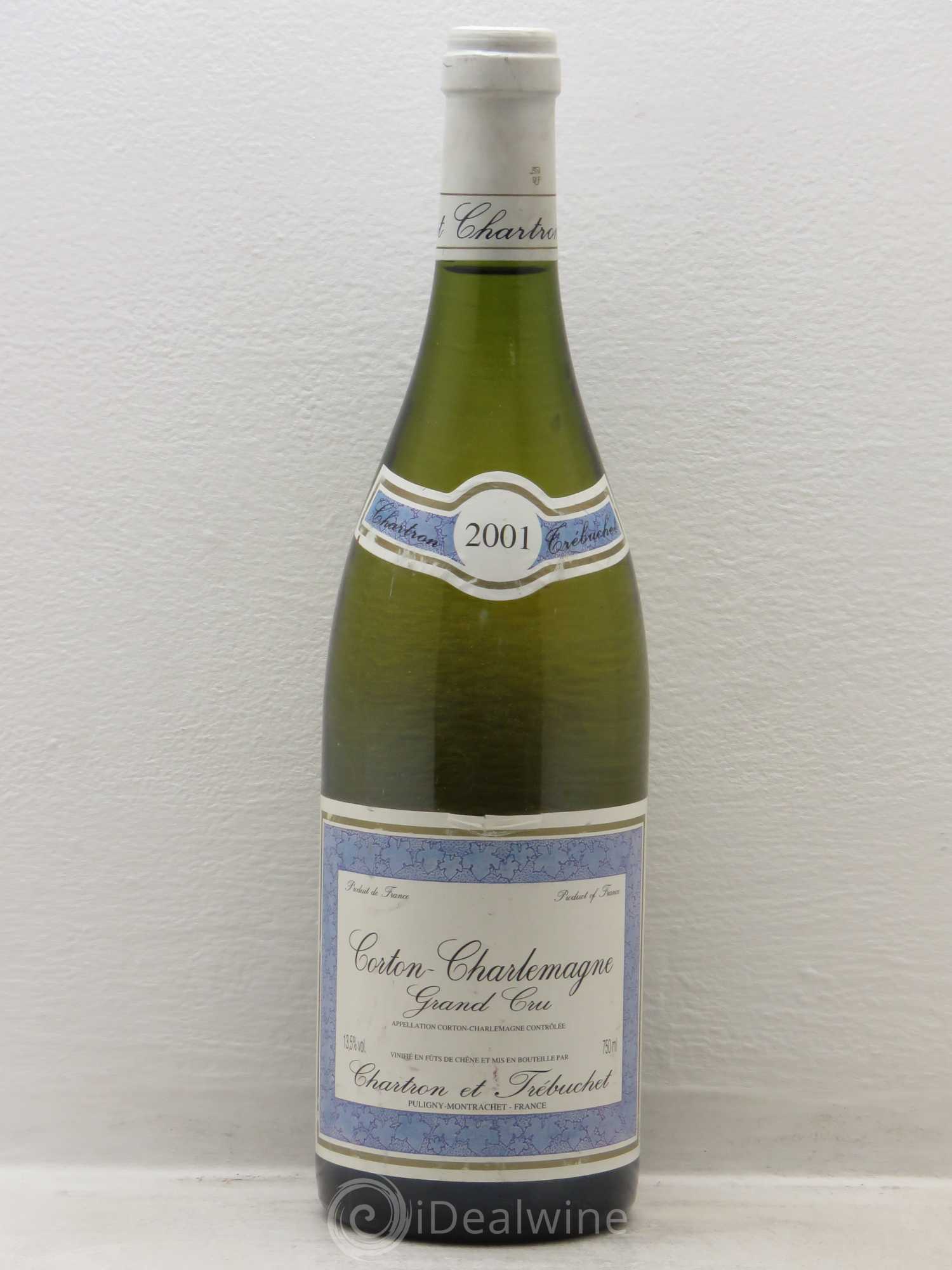 Corton-Charlemagne Grand Cru Chartron et Trébuchet (sans prix de réserve) 2001 - Lotto di 1 bottiglia - 0